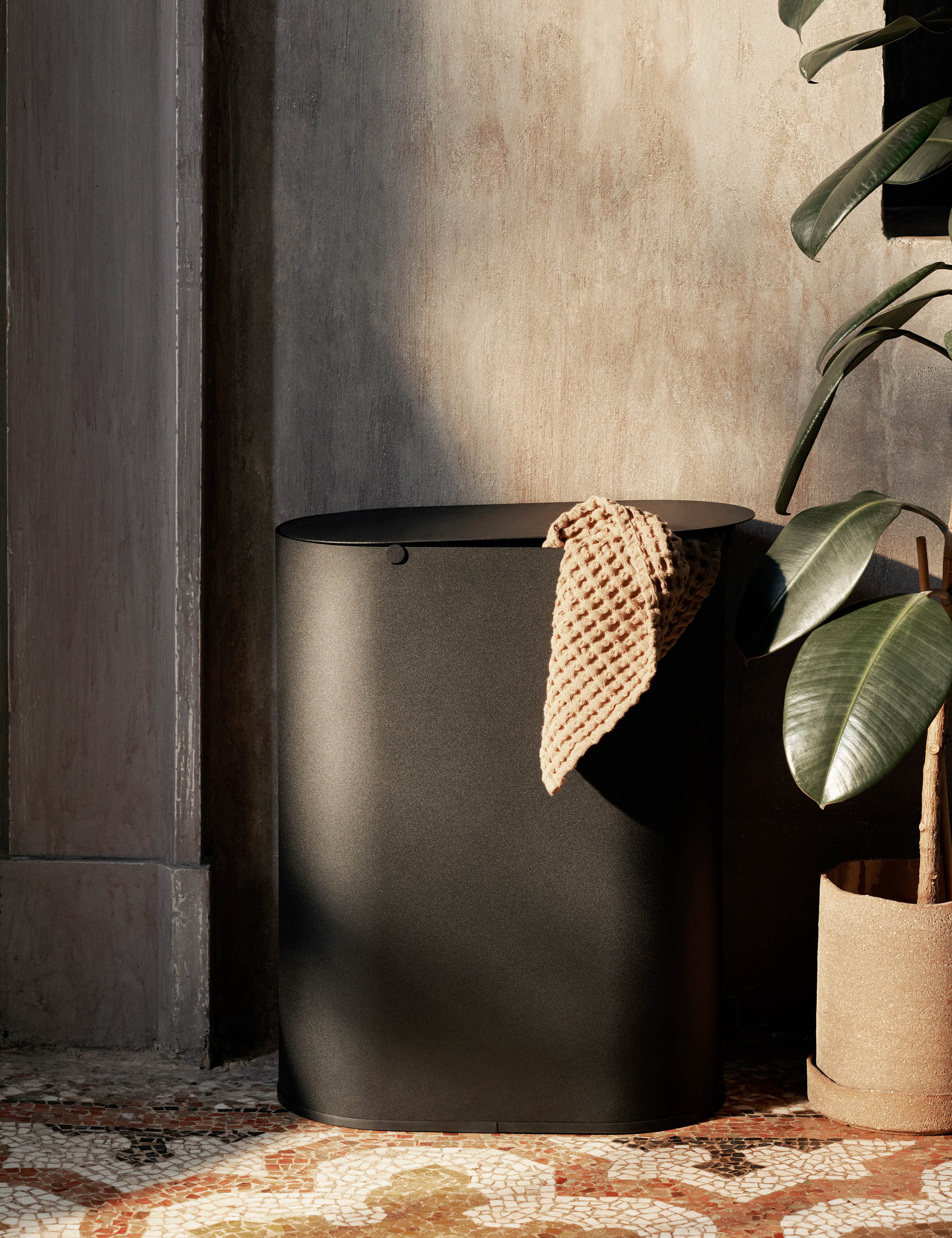 Ferm Living Enkel Bin - Stylish and Functional Storage Basket for Home Organization | Perfect for Living Room, Bedroom, or Nursery Decor