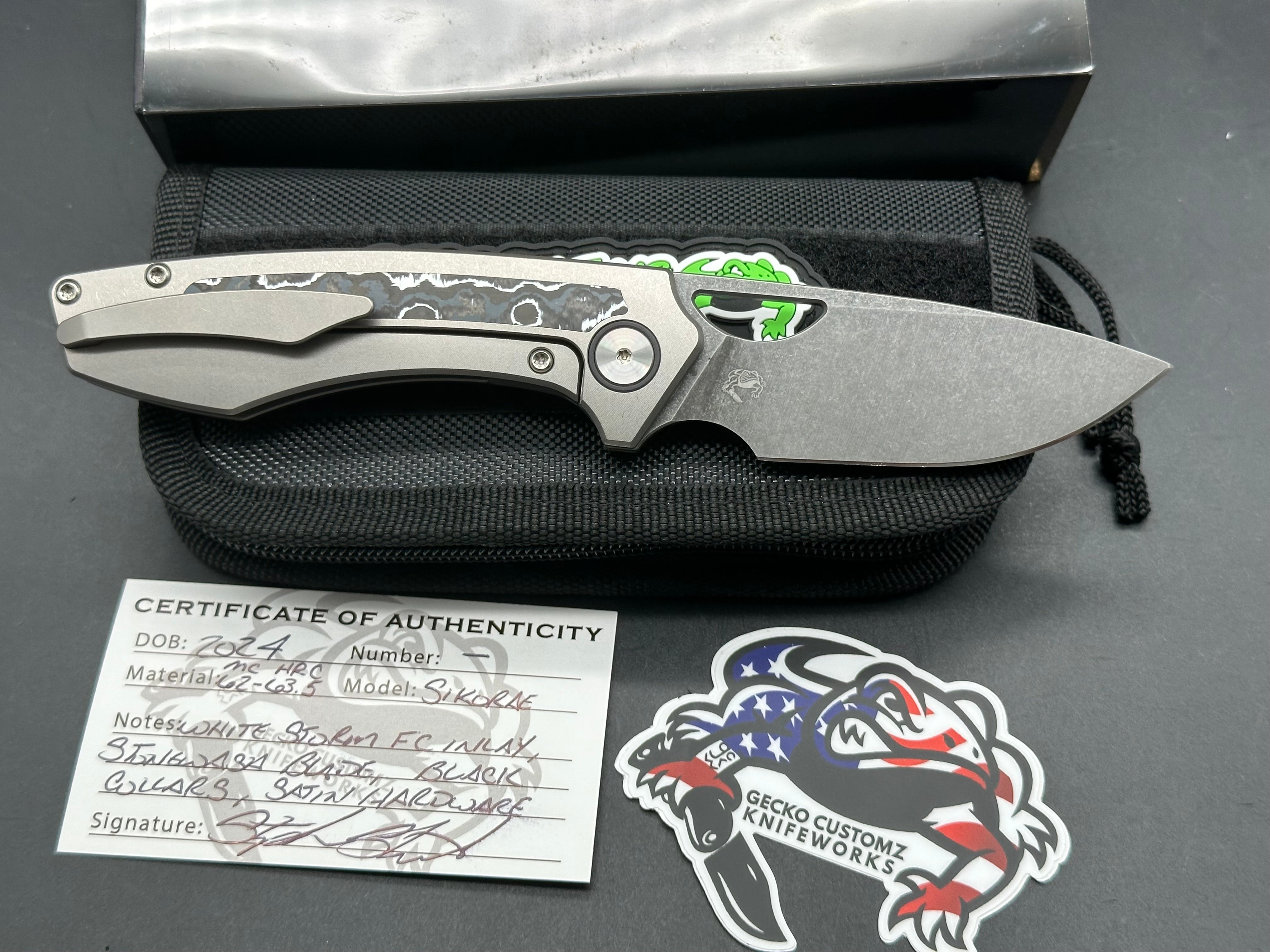 Premium Gecko Customz Sikorae Folding Knife - 3.04