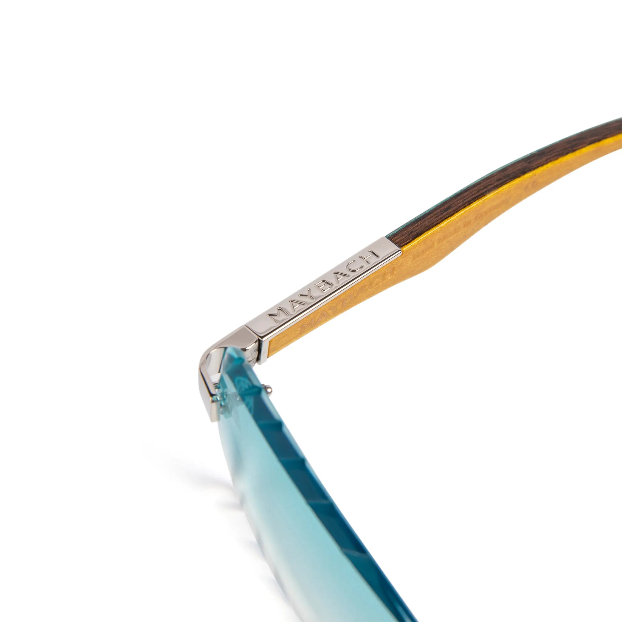 Maybach Eyewear The Artist III P WCW Z25 Tiffany Blue Diamond Cut Sunglasses - Luxury Custom Sunglasses for Men & Women - Perfect for Beach, Driving & Fashion Outfits