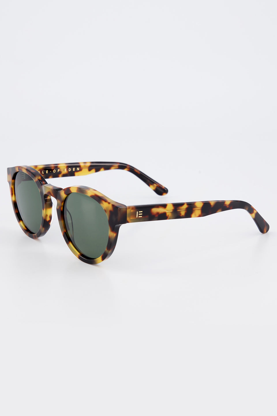 Eddie Tortoise Sunglasses for Men & Women - Vintage Retro Polarized UV Protection - Perfect for Beach, Driving & Outdoor Activities