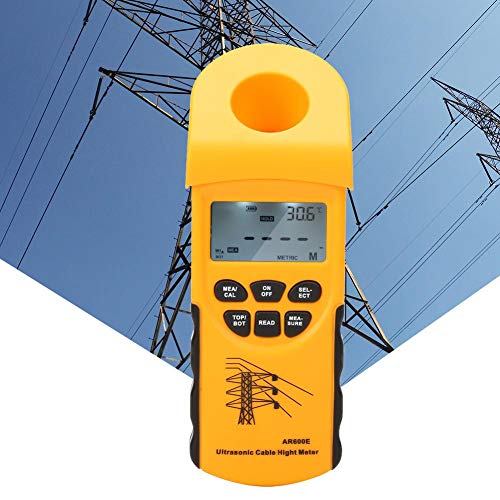 Jadpes AR600E High Accuracy Cable Height Tester with 6 Smart Sensors & LCD Display - Measures Overhead Cables from 3-18m - Perfect for Utility Line Inspection, Telecom Maintenance, and Power Grid Monitoring