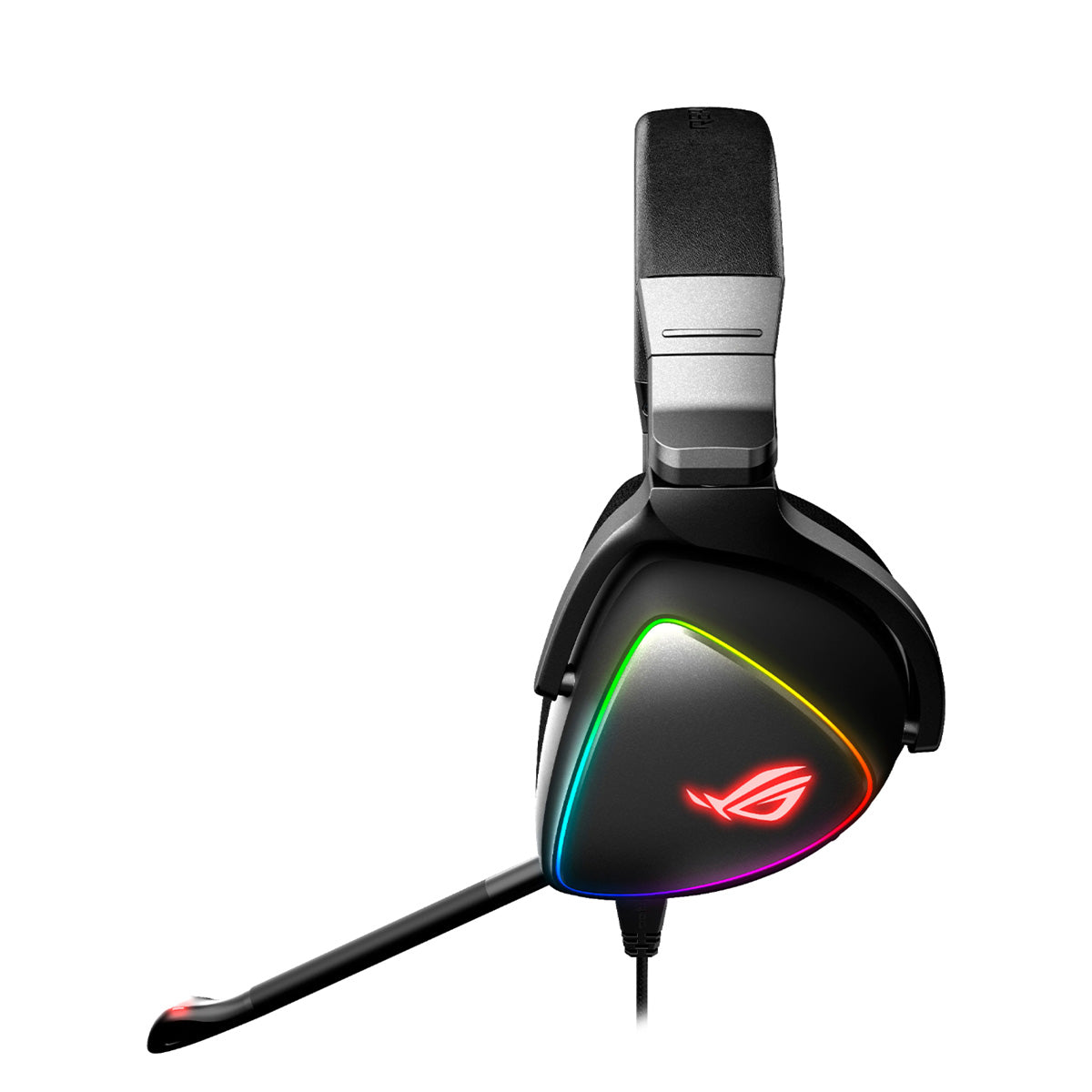 ASUS ROG Delta RGB Gaming Headset with Hi-Res Audio - Lightweight Design for PC, PS4, PS5, Xbox - Perfect for FPS, MOBA & Streaming (Showroom Demo)