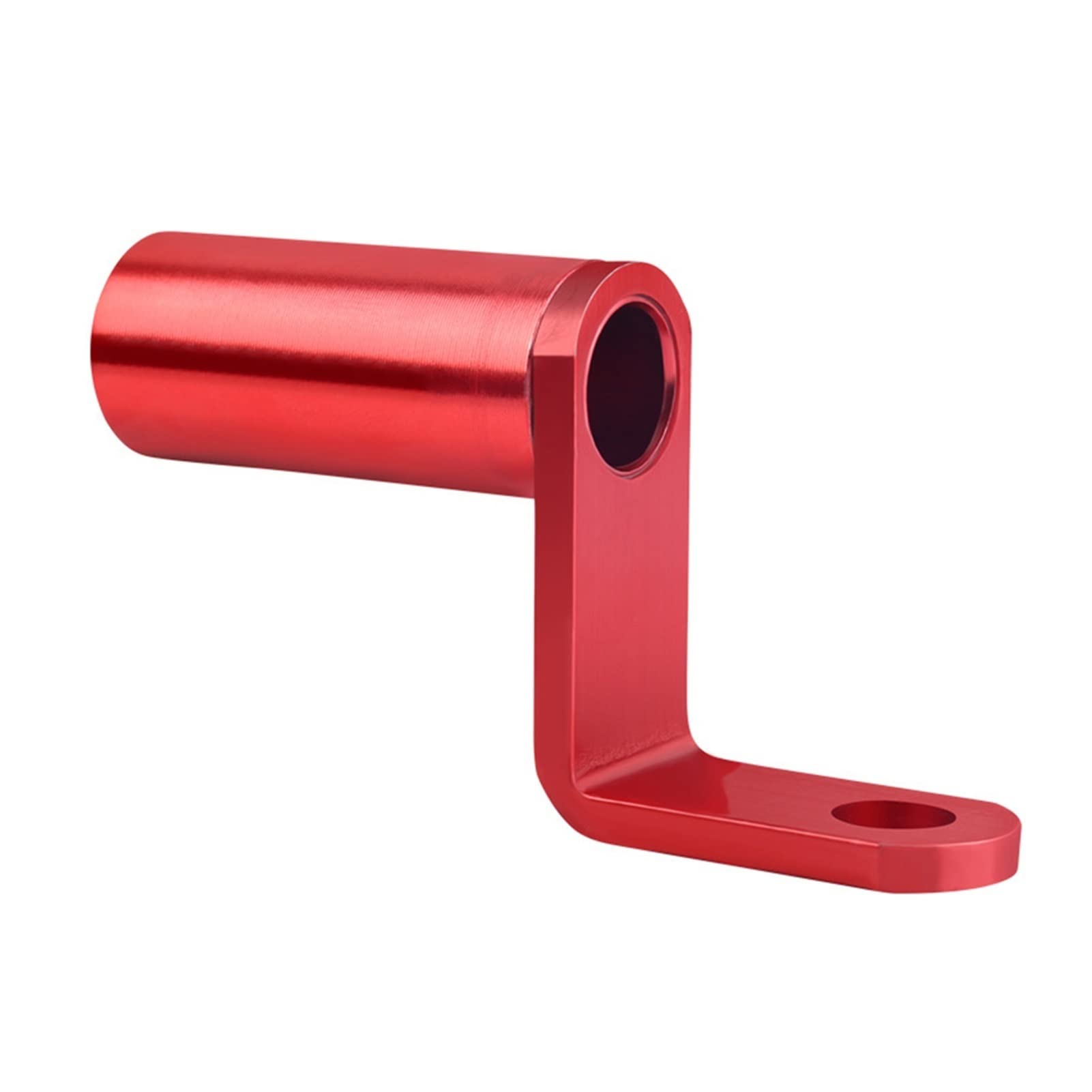 Leosuper Aluminum Alloy Motorcycle Handlebar Mirror Adapter & Phone Mount - Universal Rearview Mirror Bracket for Harley, Honda, Yamaha - Perfect for Road Trips & Urban Commuting