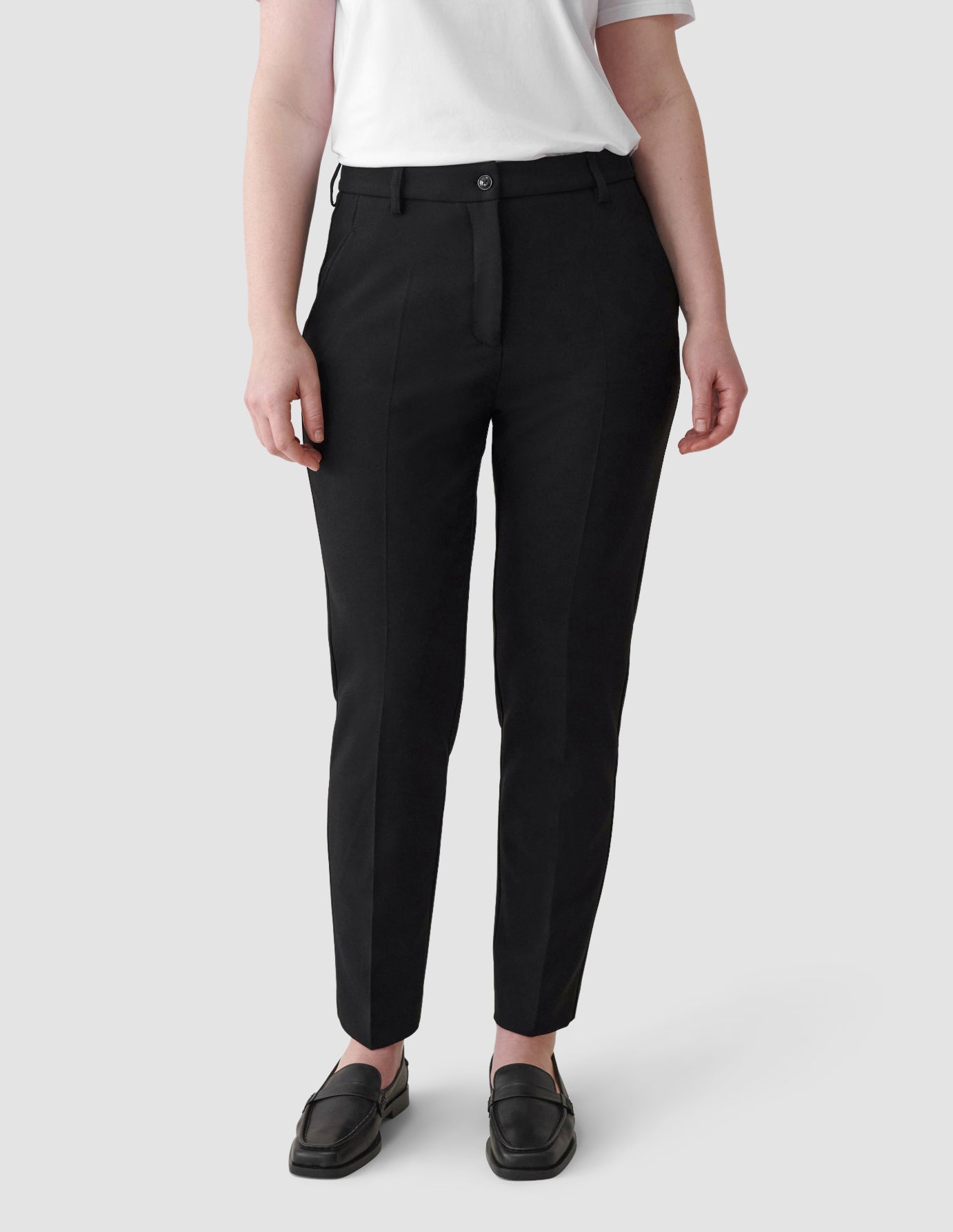 Best Selling Black Tapered Pants for Men & Women - Slim Fit Comfortable Stretch Jeans | Perfect for Casual Wear, Office & Travel