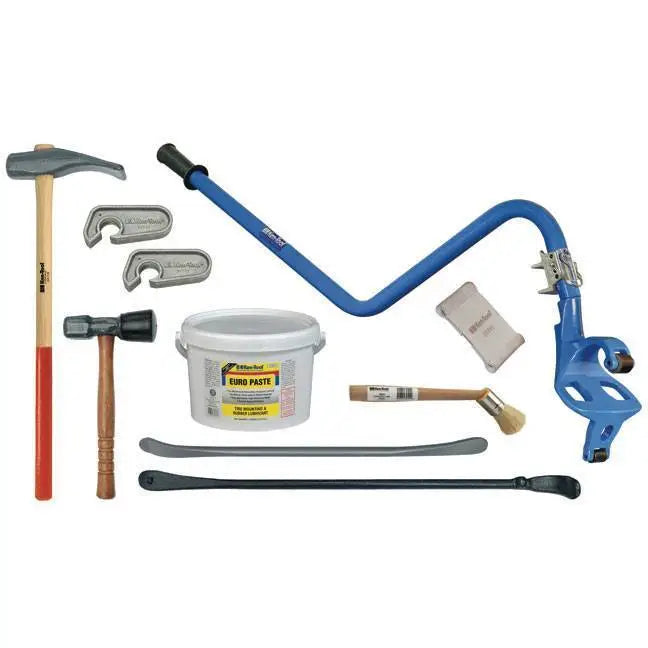 Ken Tool Deluxe Blue Cobra Truck Tire Service Set - Heavy Duty Tire Repair Kit for Trucks, SUVs & Trailers - Perfect for Roadside Assistance & Professional Mechanics