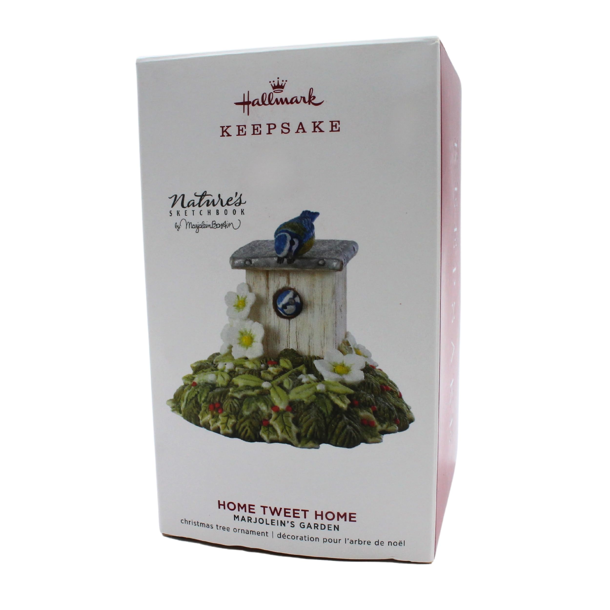Hallmark Keepsake Christmas Ornament 2019 - Marjolein's Garden Tweet Home Bird House Collectible - Perfect for Holiday Decorations & Gift Giving