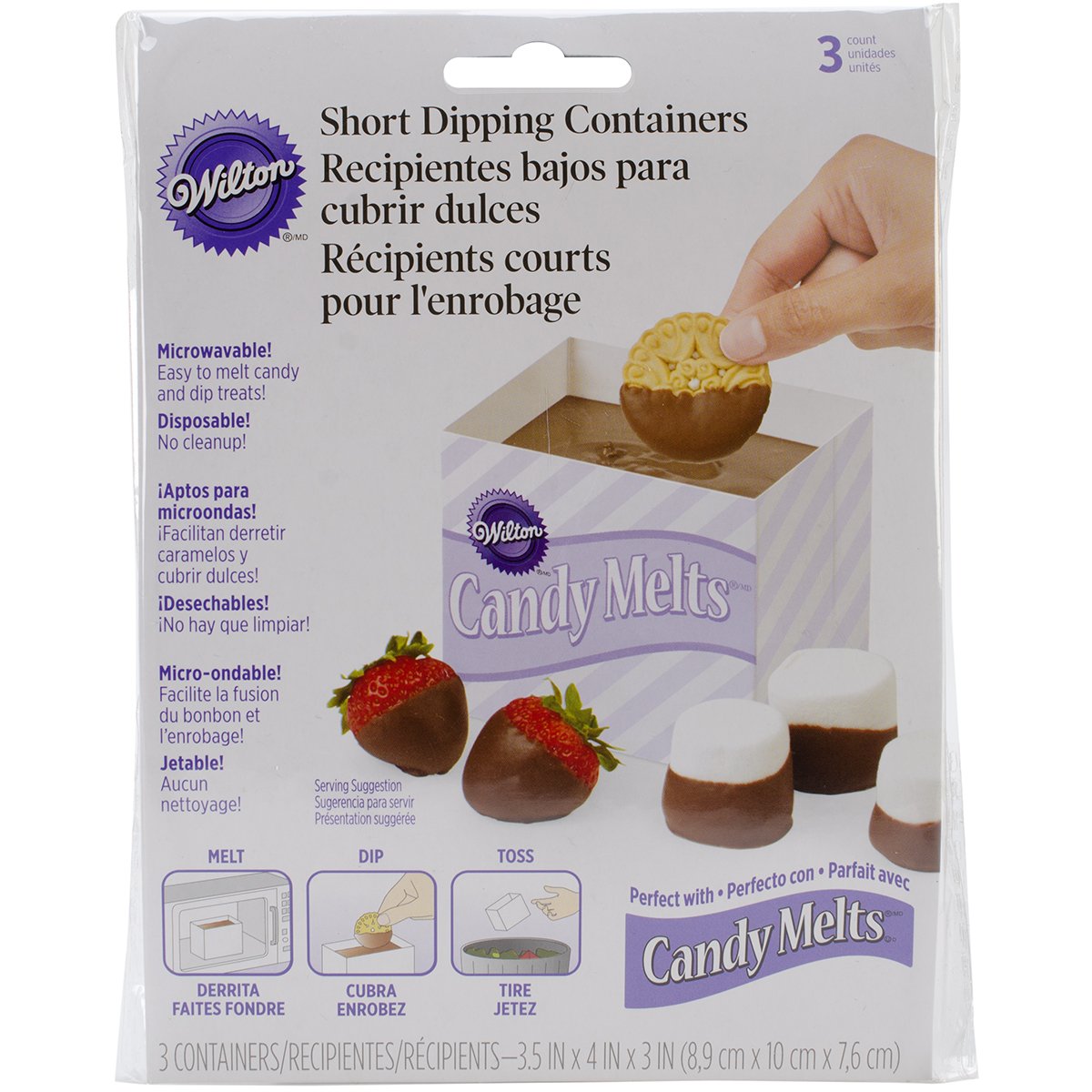 Wilton Disposable Dipping Tray for Chocolate & Candy Making