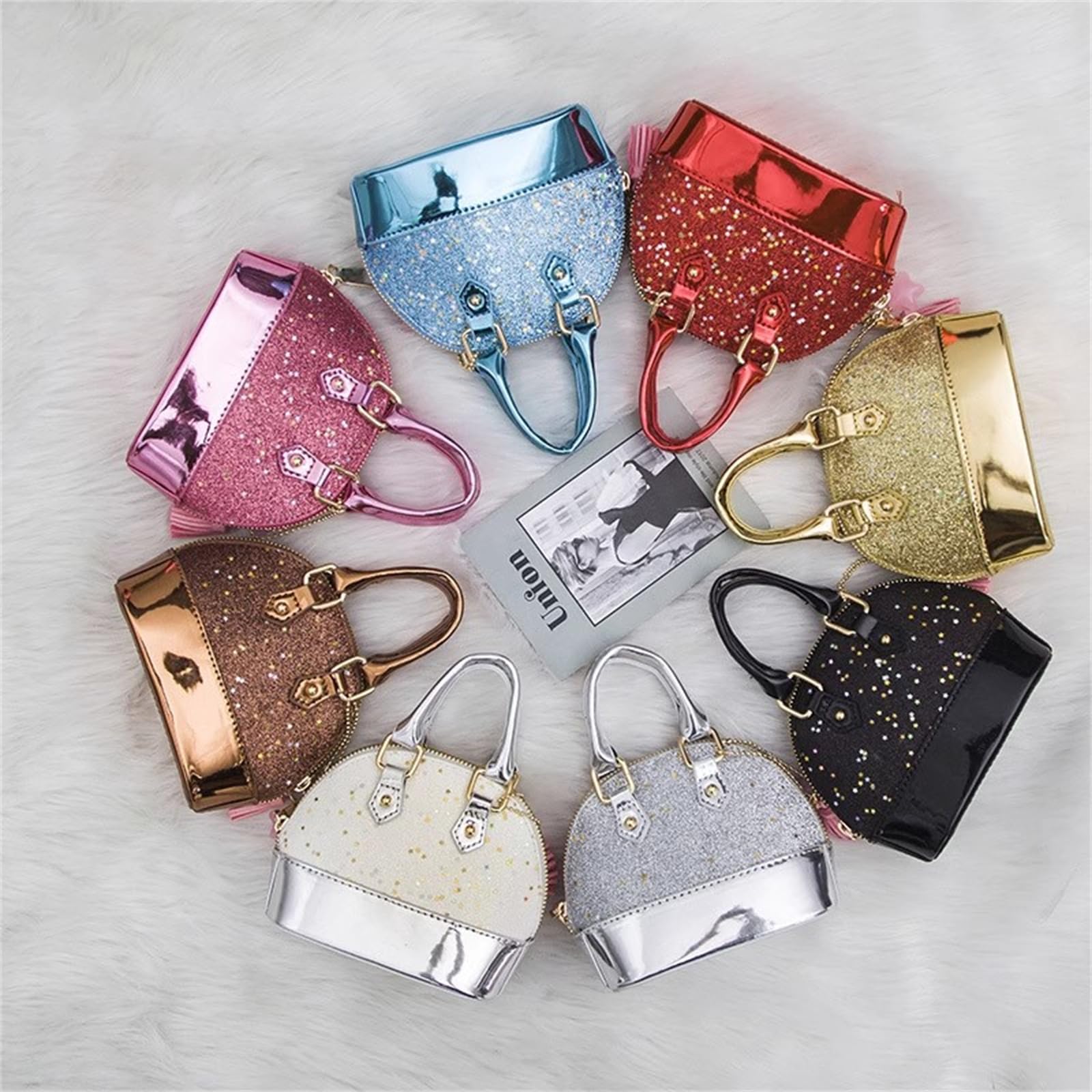 Princess Little Purses - Cute Shell Shaped Crossbody Bag & Wallet for Women - Perfect for Parties, Travel, and Everyday Use