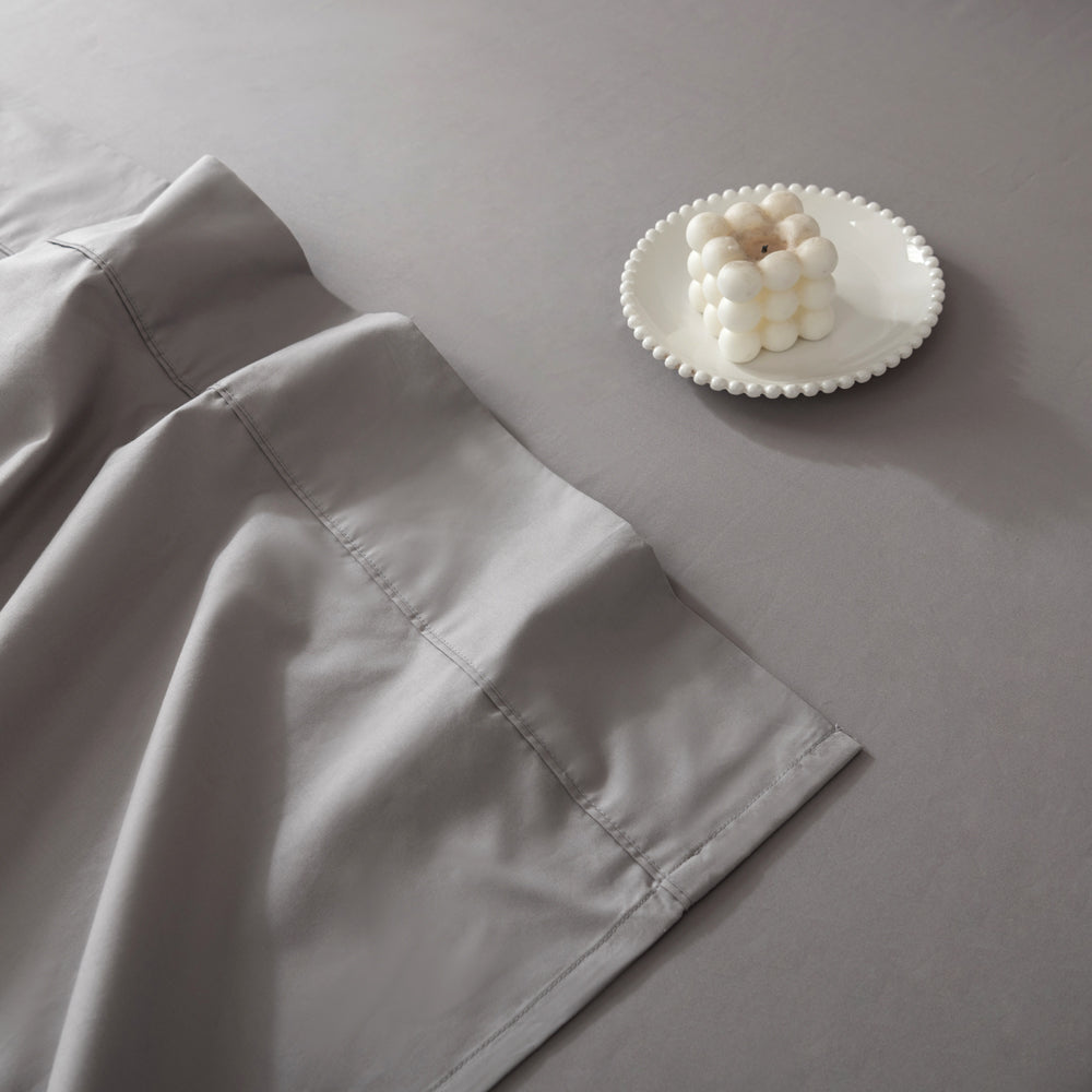 Premium Casey Cotton Flat Sheets - Soft & Breathable 100% Cotton Bed Sheets for Comfortable Sleep - Queen Size, White - Perfect for Home, Hotel, and Guest Room Use