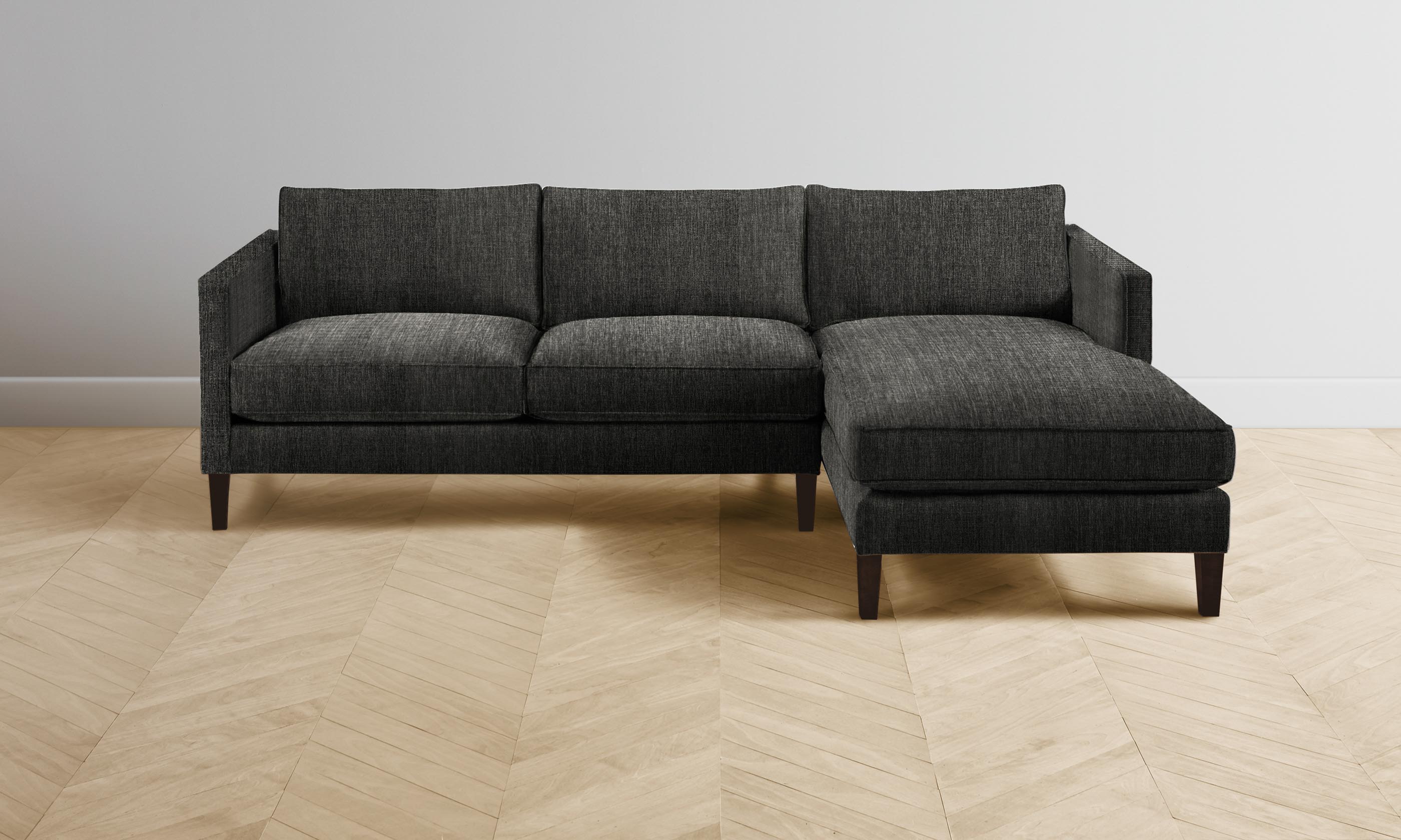 Crosby Sectional Sofa - Performance Tweed Upholstery, Modern Comfort for Living Room & Family Room - Perfect for Relaxing & Entertaining