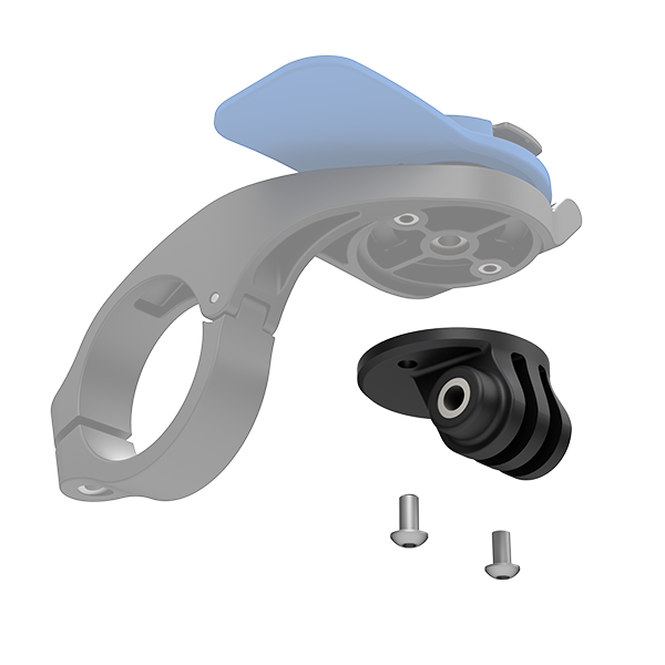 Out Front Bike Mount for GoPro & Action Cameras - Universal Camera/Light Adapter for Cycling, Hiking & Outdoor Adventures