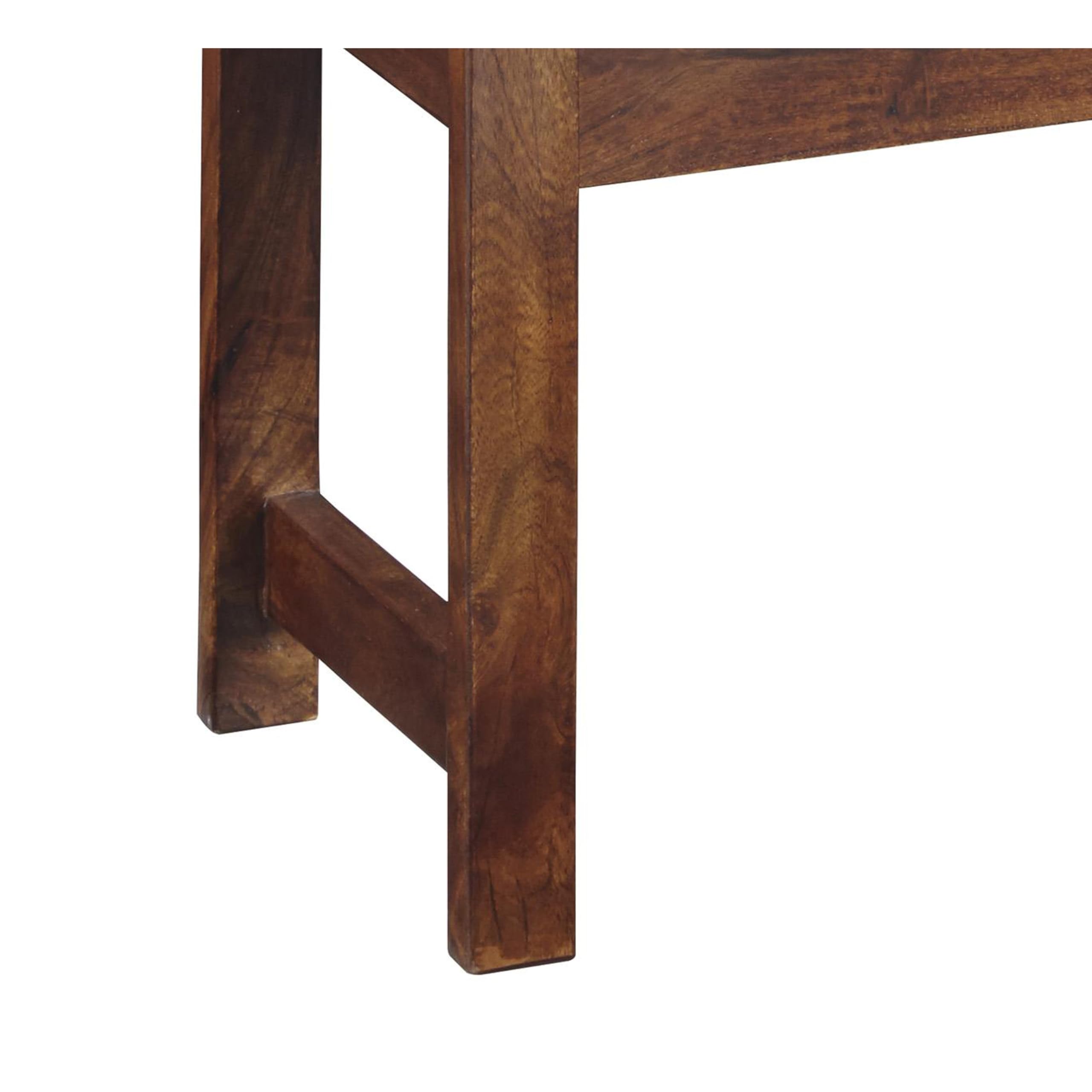 Benjara Wooden Storage Bench with X Braces - Rustic Brown Accent Furniture for Entryway, Living Room & Bedroom Organization