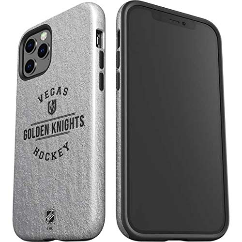 Officially Licensed NHL Vegas Golden Knights Black Text Impact Phone Case for iPhone 12 Pro - Durable Protection for Hockey Fans & Everyday Use