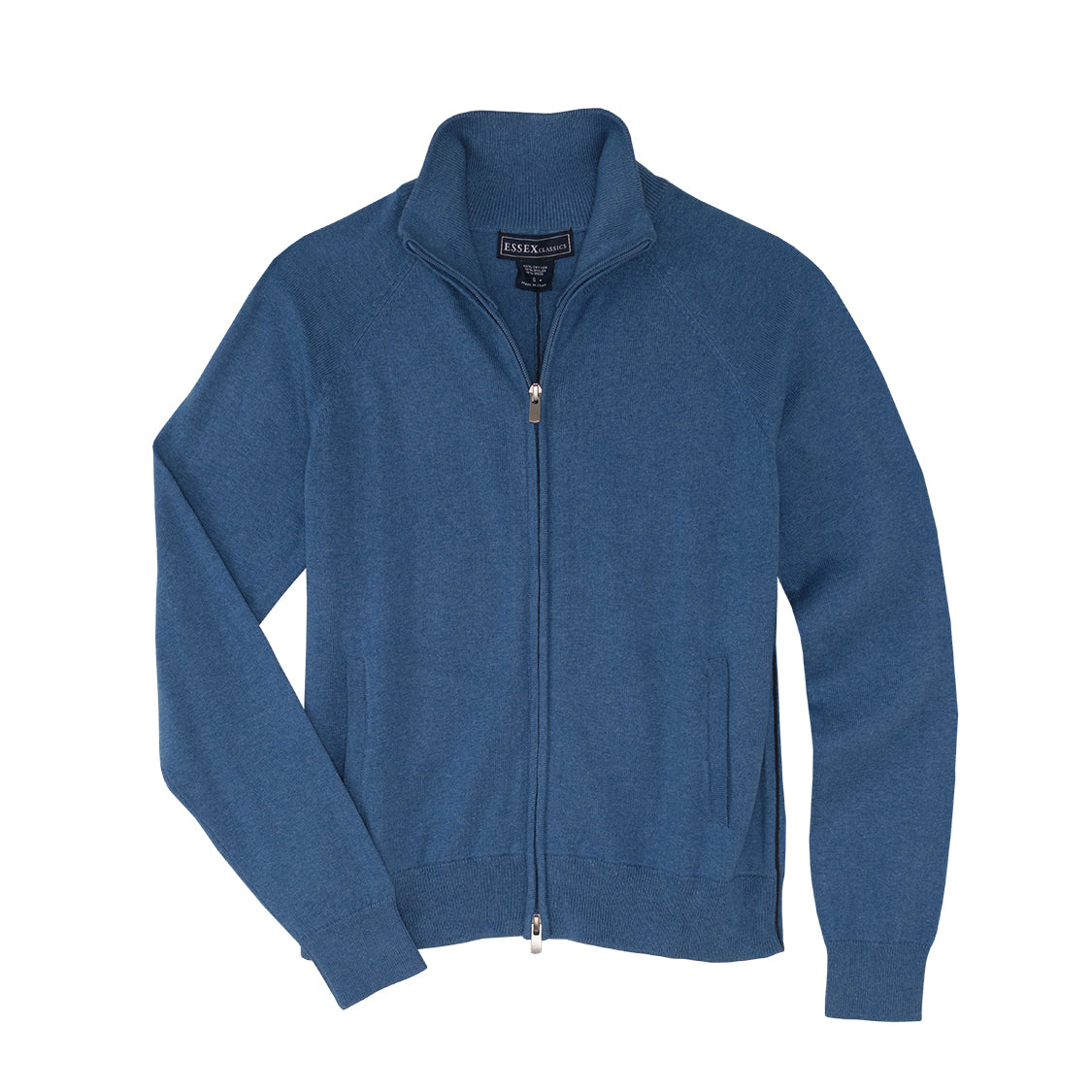 Essex Allie Mock Neck Zip Cardigan for Women - Cozy Knit Sweater with Front Zipper - Perfect for Fall & Winter Layering, Office Wear, and Casual Outfits