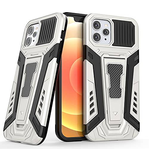DOOGE iPhone 12 Pro Max Case - Military Grade Shockproof Protective Cover with Built-in Kickstand & Magnetic Mount | Perfect for Outdoor Activities, Travel, and Daily Protection