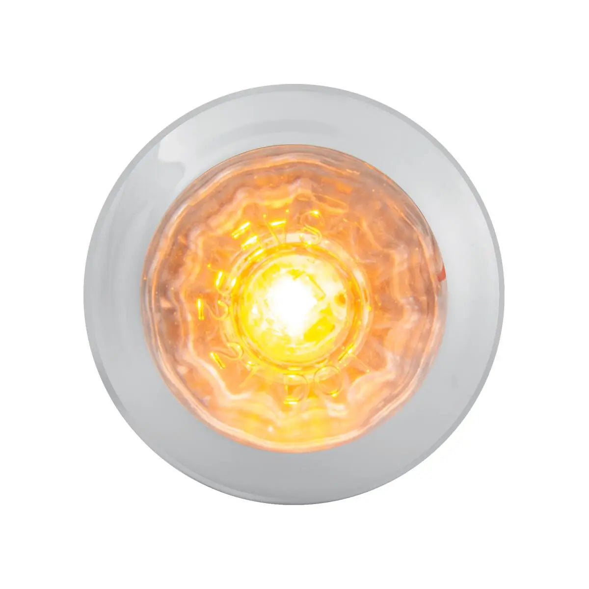 Grand General Mini Clear Amber Watermelon Light - Durable LED Marker Lights for Trucks, Trailers & RVs - Perfect for Night Driving & Vehicle Safety