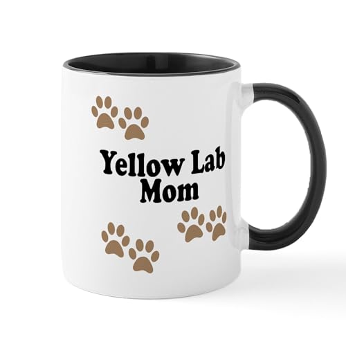 White/Black Inside - Yellow Lab Mom Mug