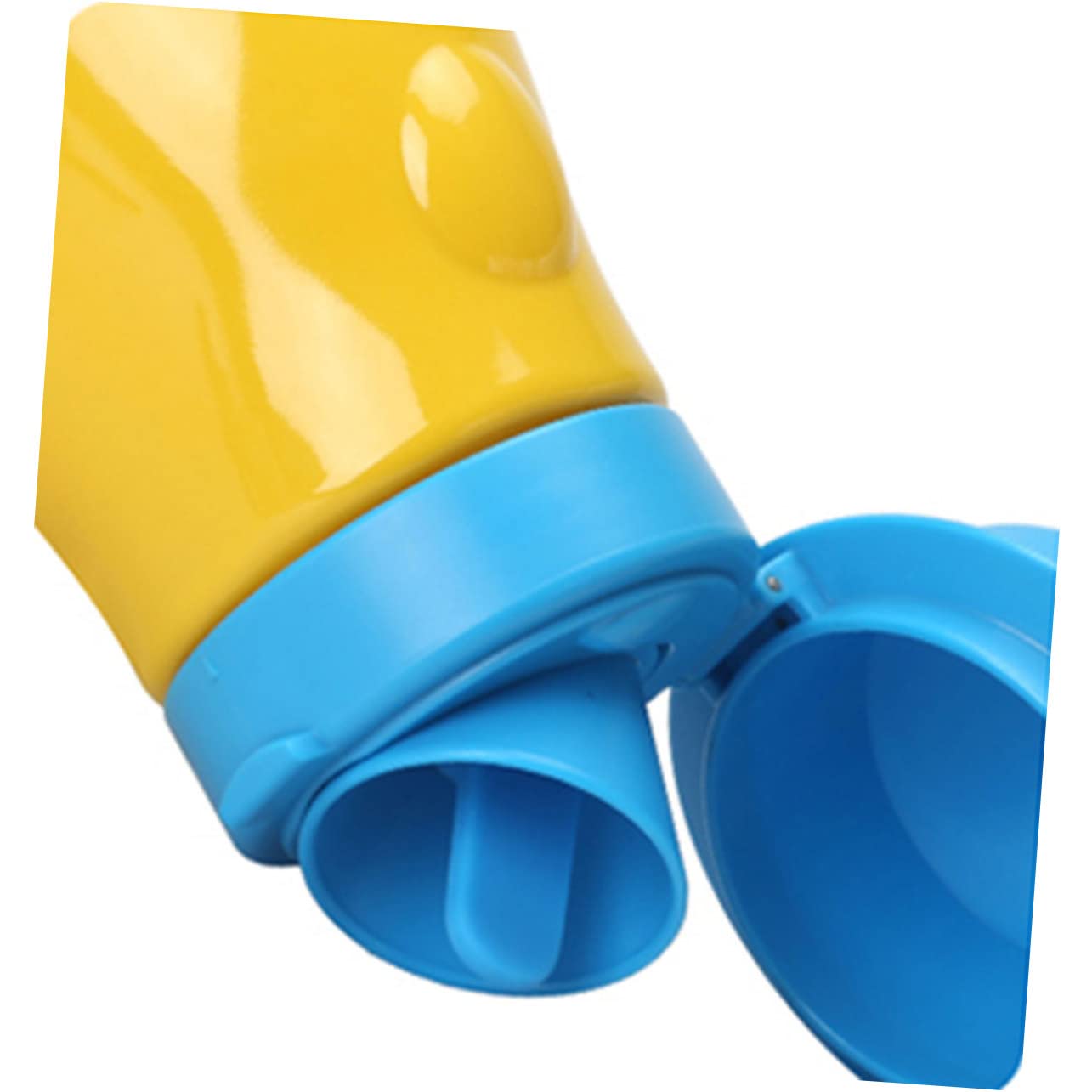 UPKOCH 3-Pack Portable Urinal Bottle for Kids - Emergency Car Toilet Travel Potty with Leak-Proof Lid (Yellow) - Ideal for Road Trips, Camping & Long Drives