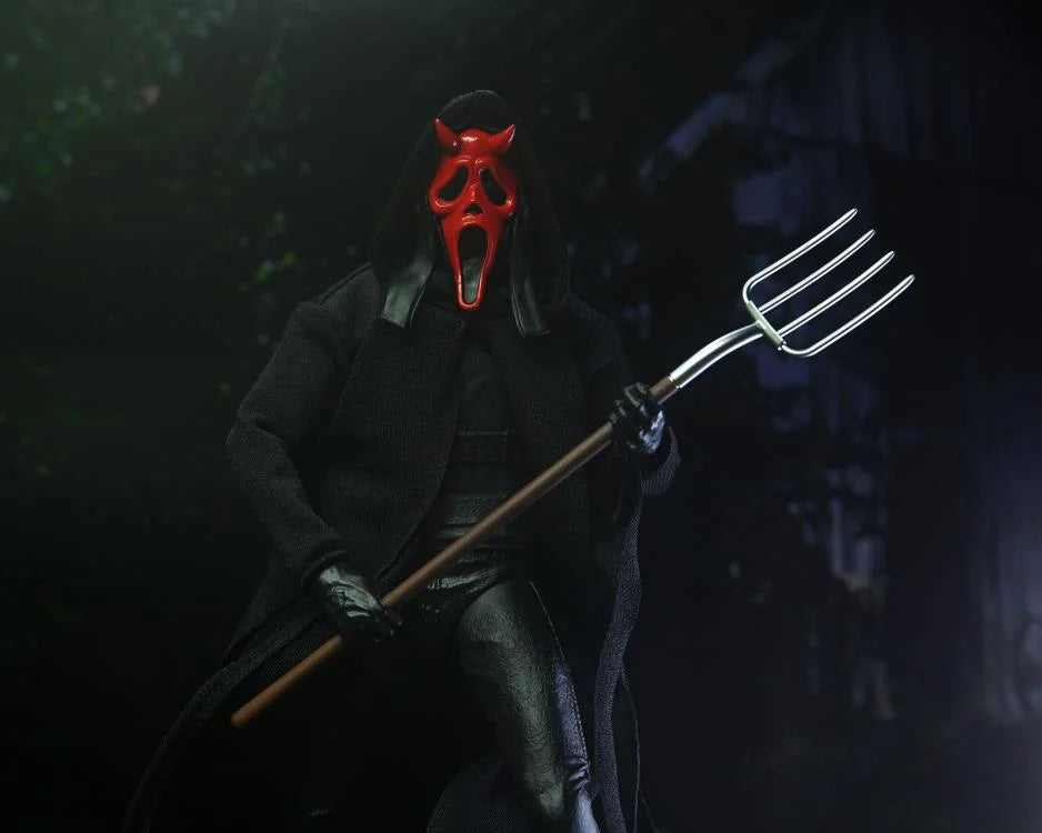 Ghost Face Inferno Ultimate Action Figure - Collectible Horror Movie Toy for Halloween, Cosplay & Display - Perfect for Fans of Scary Films & Collectors