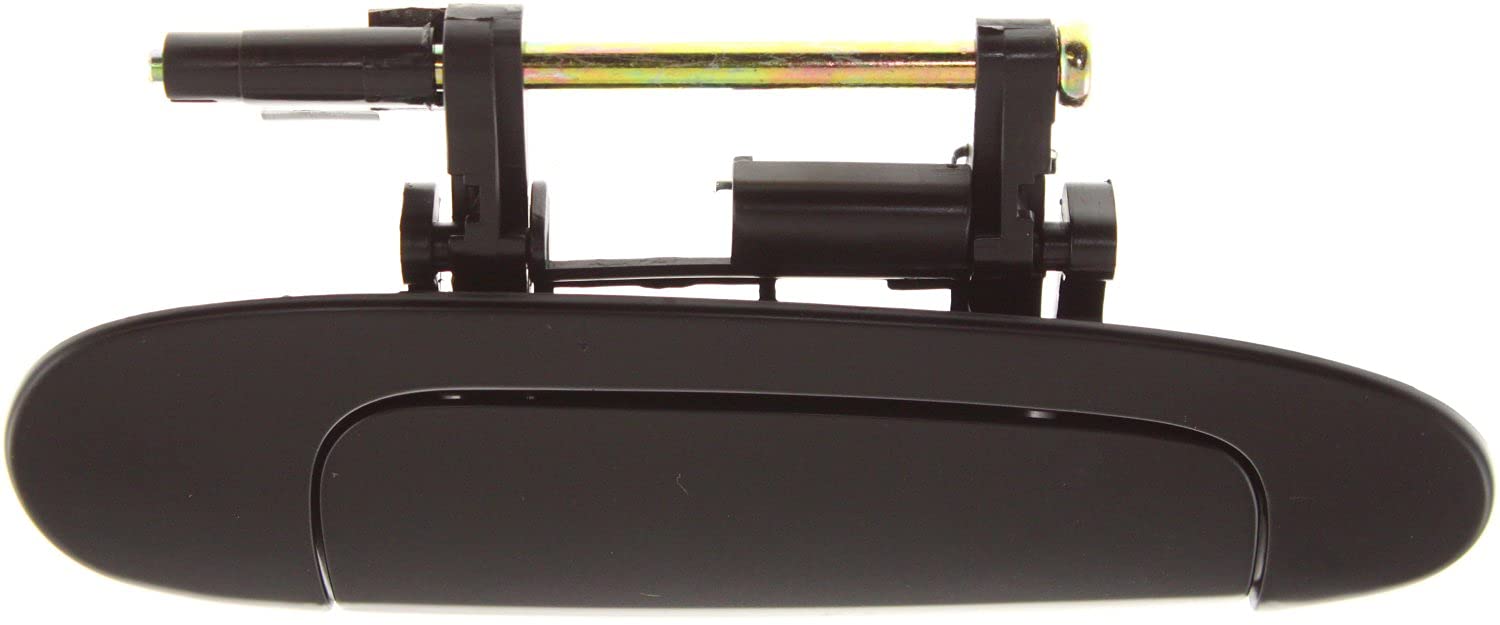 Garage-Pro Aftermarket Rear Exterior Door Handle Compatible with 2000-2005 Toyota Echo - Smooth Black Replacement Pair (Driver & Passenger Side) for Easy DIY Car Repair & Maintenance