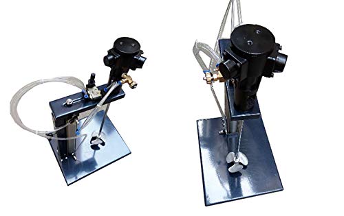**INTBUYING 5 Gallon Pneumatic Paint Mixer - Stainless Steel Barrel with Stand - Professional Coating Blender for Paint, Epoxy, Resin - Perfect for DIY Projects, Auto Body Shops & Industrial Use**