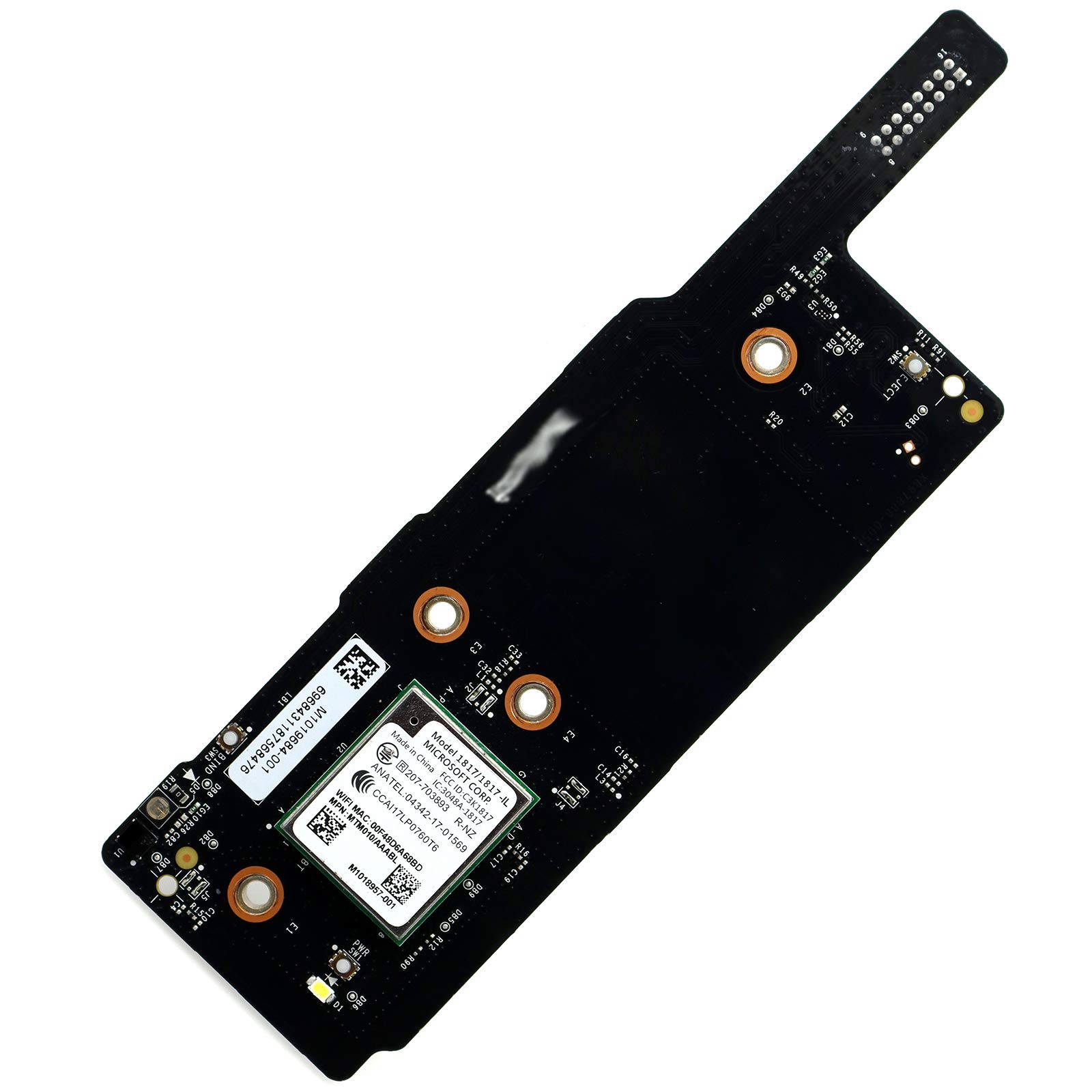 Original: ON/Off Eject SYNC Bind Power Button Switch RF Board w/Bluetooth Module Replacement for Xbox One Slim Console 1681 M1019684-001 X948682-001  Optimized: Xbox One Slim Power Button Switch RF Board with Bluetooth Module - Replacement Part for M1019684-001 & X948682-001 - Fix Power/ON/OFF/Eject/SYNC Issues - Perfect for DIY Console Repairs & Maintenance