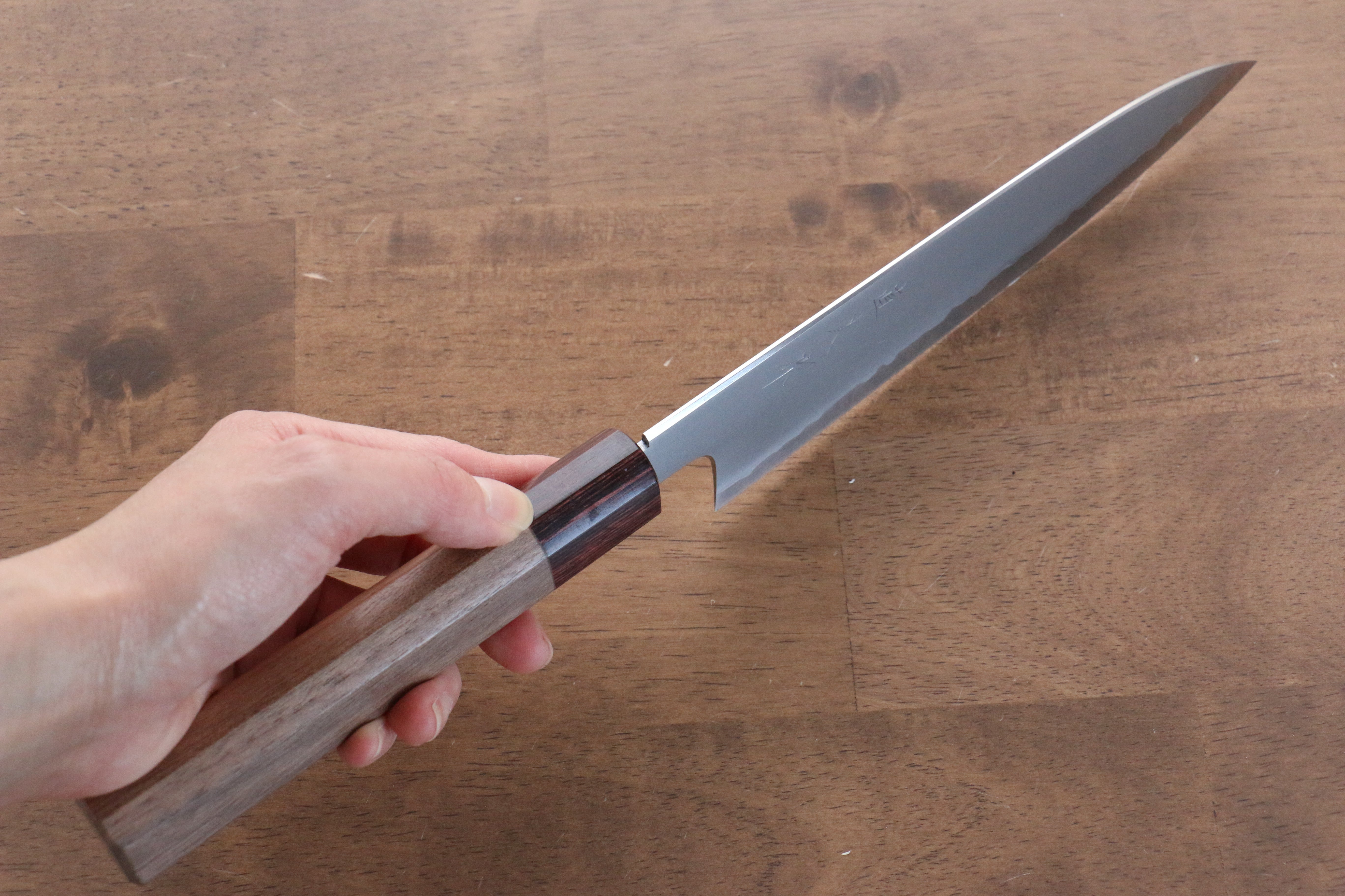 Premium SG2 Gyuto 180mm Japanese Chef Knife with Walnut Handle - Perfect for Sushi, Meat Slicing & Precision Kitchen Tasks