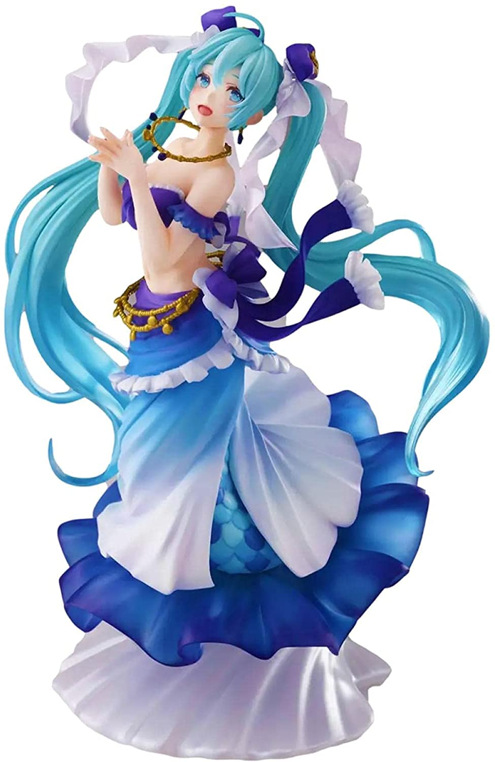 Hatsune Miku Mermaid Princess Anime Figure - 23cm Collectible Action Figure Model, Anime Statue for Display & Decoration | Perfect Gift for Kids & Anime Fans | Birthday Present, Cosplay Prop, Home Office Decor