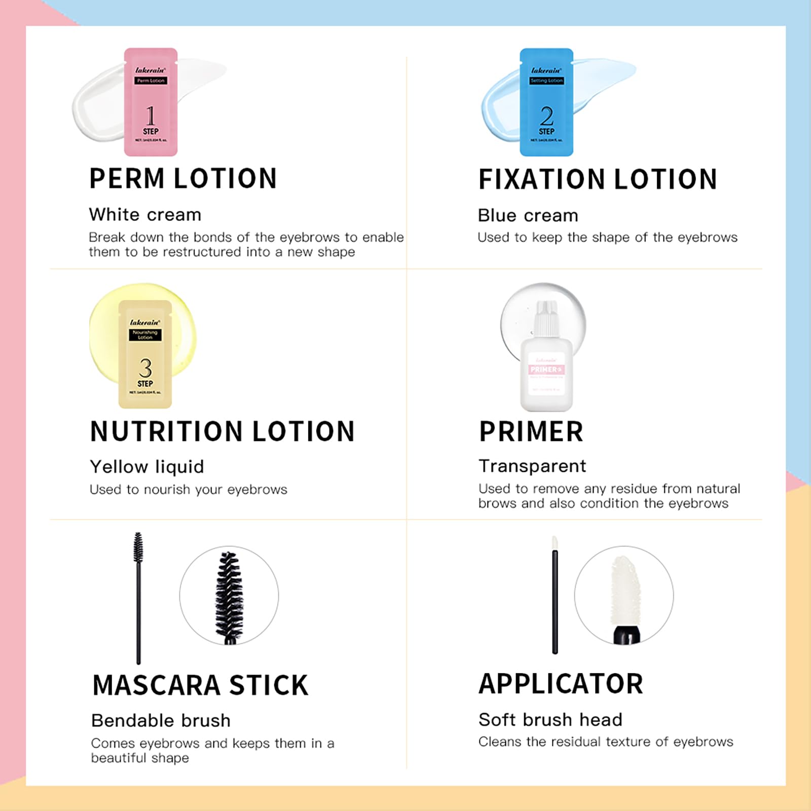 Professional DIY Brow Lamination Kit - Eyebrow Perm Treatment with Brushes for Fuller, Thicker Brows Lasting 8 Weeks | At-Home Salon Quality Eyebrow Care for Special Occasions & Daily Beauty Routine
