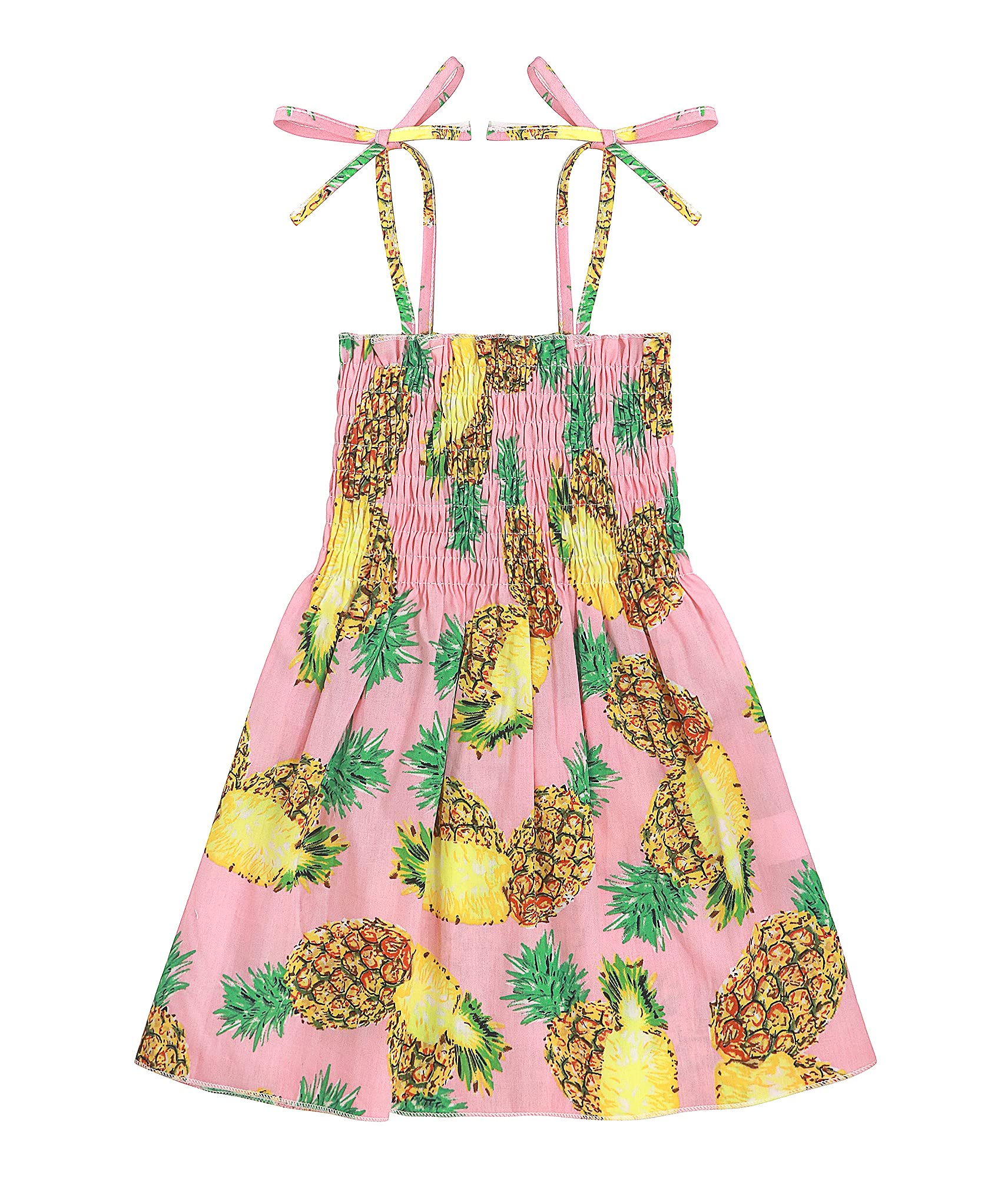 Toddler Baby Girl Floral Princess Sundress - Sleeveless Spaghetti Strap Summer Dress for Girls | Perfect for Beach, Party & Outdoor Play