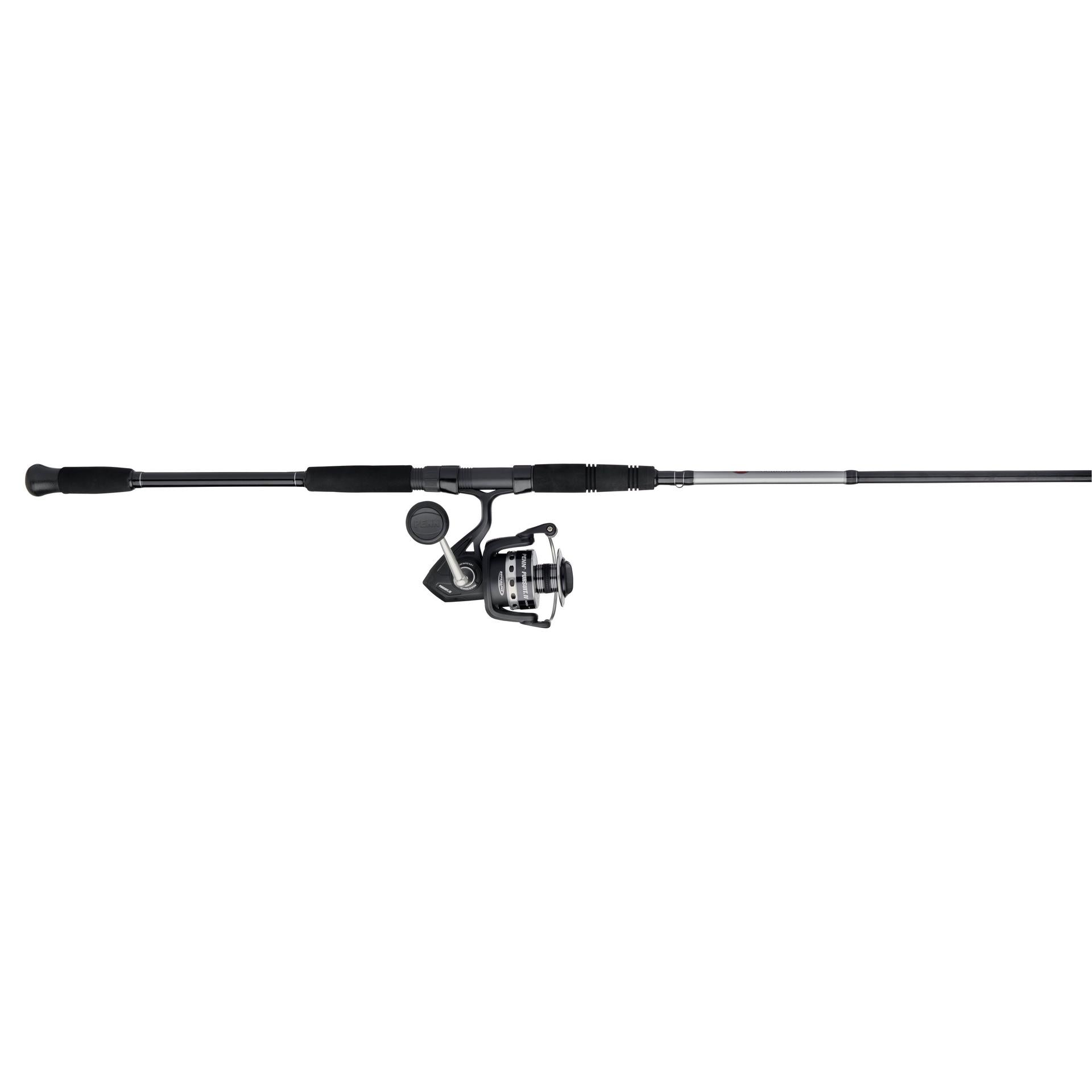 Pursuit® IV Spinning Rod and Reel Combo - Lightweight Fishing Rod with Smooth Reel for Freshwater and Saltwater Fishing - Perfect for Bass, Trout, and Inshore Fishing Trips