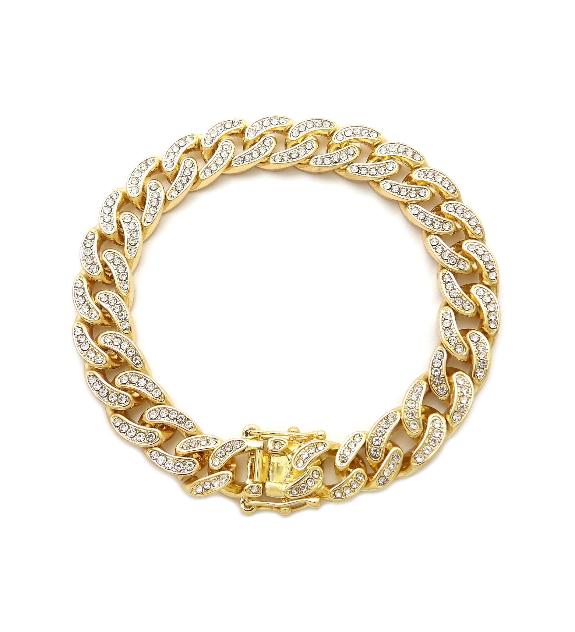 Women's 12mm Box Lock Cuban Chain Anklet - 9.5