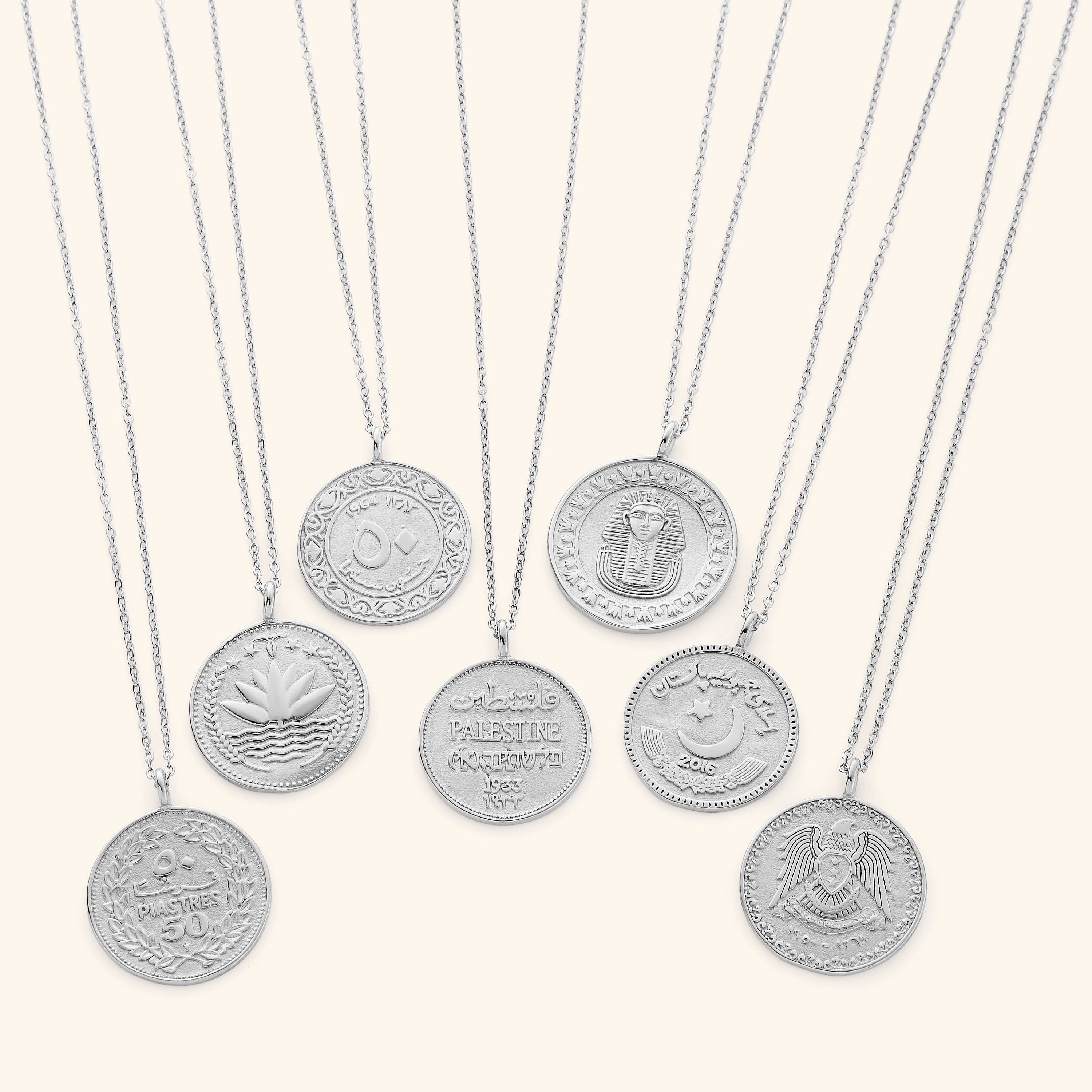 Country Coin Necklace for Women - Vintage Bohemian Style Jewelry Gift - Perfect for Casual Wear, Travel & Festival Outfits