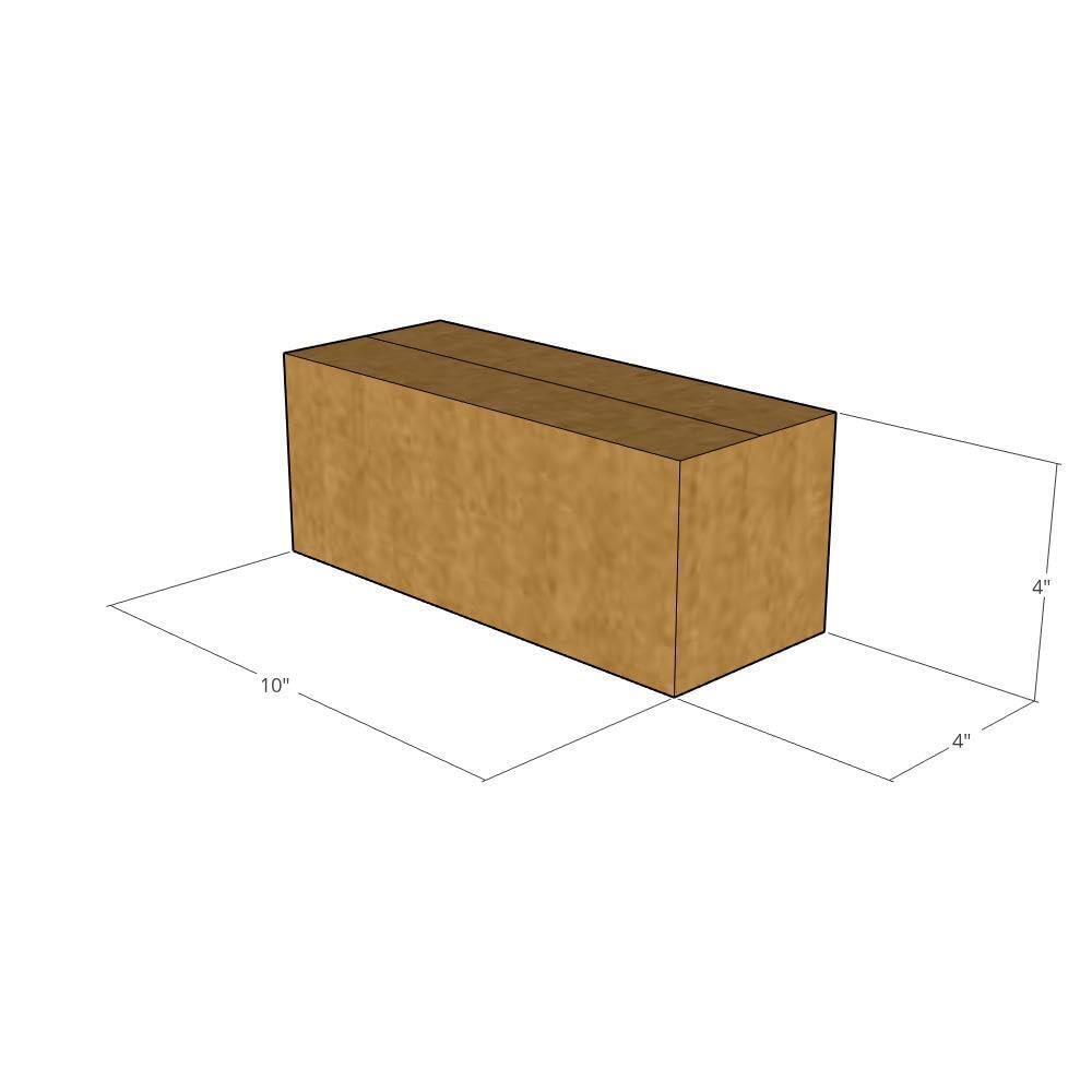 125-Pack 10x4x4 Inch 32 ECT Corrugated Moving Boxes - Heavy Duty Shipping Boxes for Business, Office & Home Use | Perfect for Packing, Storage & Ecommerce Shipping