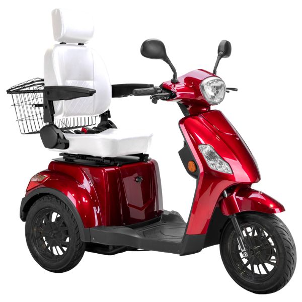 Bespoke Legacy Full Size 3 Wheel Mobility Scooter for Adults - Lightweight Electric Scooter with Long Battery Life - Perfect for Outdoor, Shopping & Travel