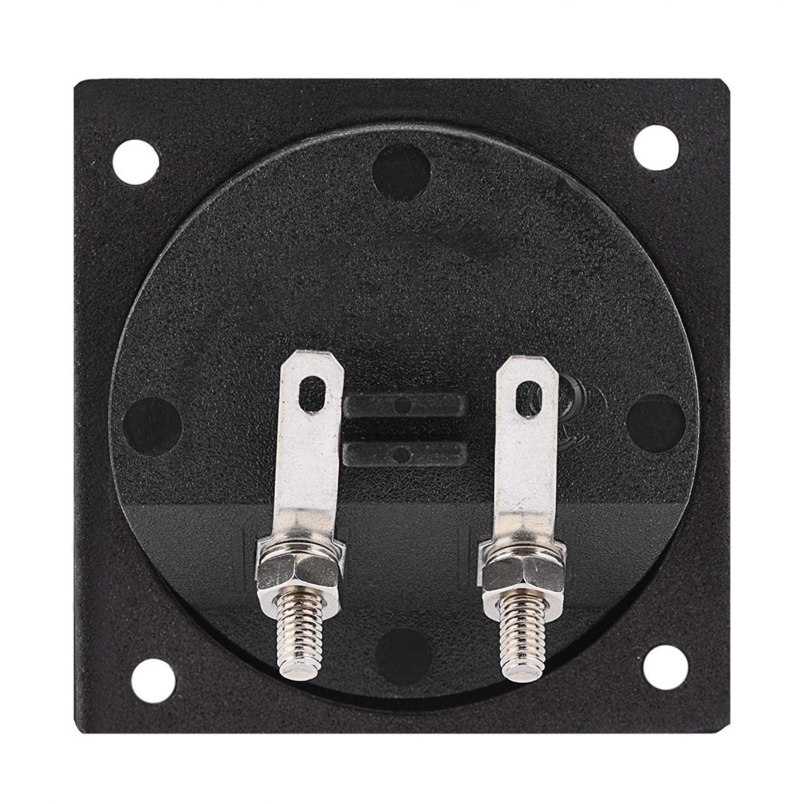 Easy Install Terminal Connector with 2 Mounting Holes - Black ABS Base & Metal Speaker Terminal for DIY Home Theater & Hotel Audio Systems - Perfect for Wall Mounting & Professional Audio Setups
