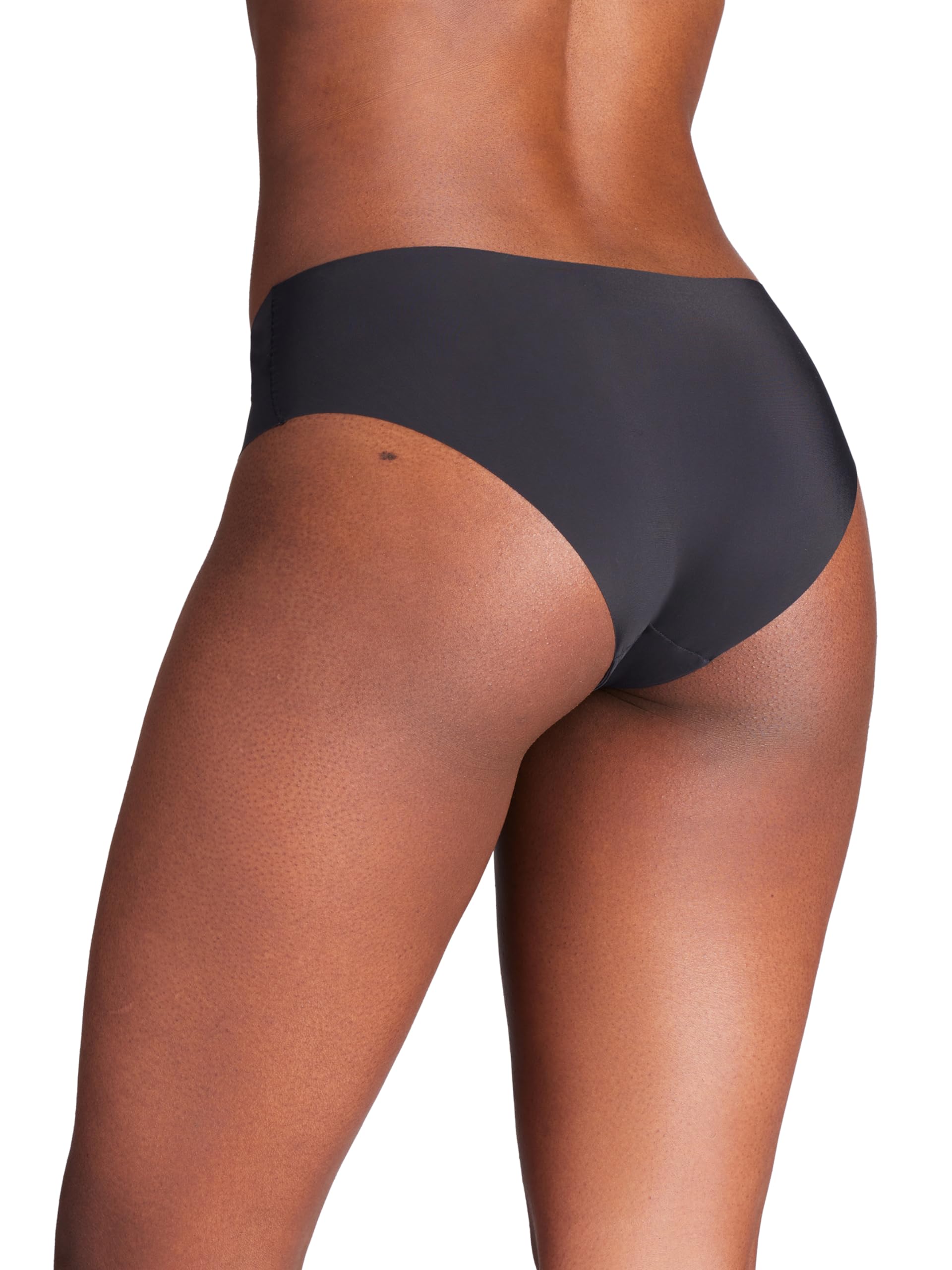 Under Armour Women's 3-Pack Pure Stretch No Show Hipster Underwear - Ultra Soft, Breathable & All-Day Comfort for Workouts, Yoga & Everyday Wear