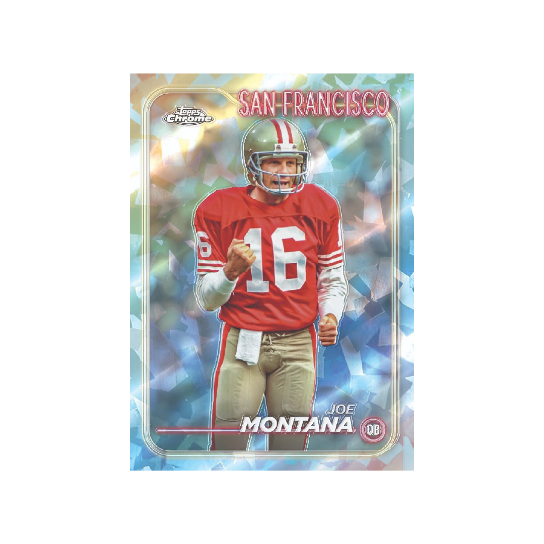 2024 Topps Chrome Sapphire Football Hobby Box - Premium Trading Cards for Collectors & Fantasy Sports Fans - Perfect for Gifts, Investments, and Game Day Excitement