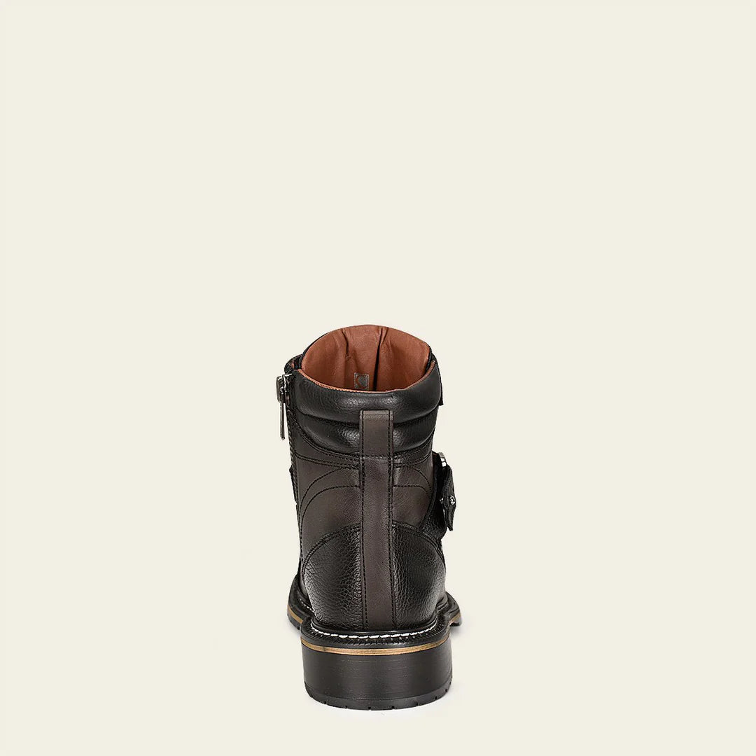 Men's Cuadra Black Casual Fashion Caiman Ankle Boots - Stylish & Comfortable for Everyday Wear, Work & Outdoor Activities