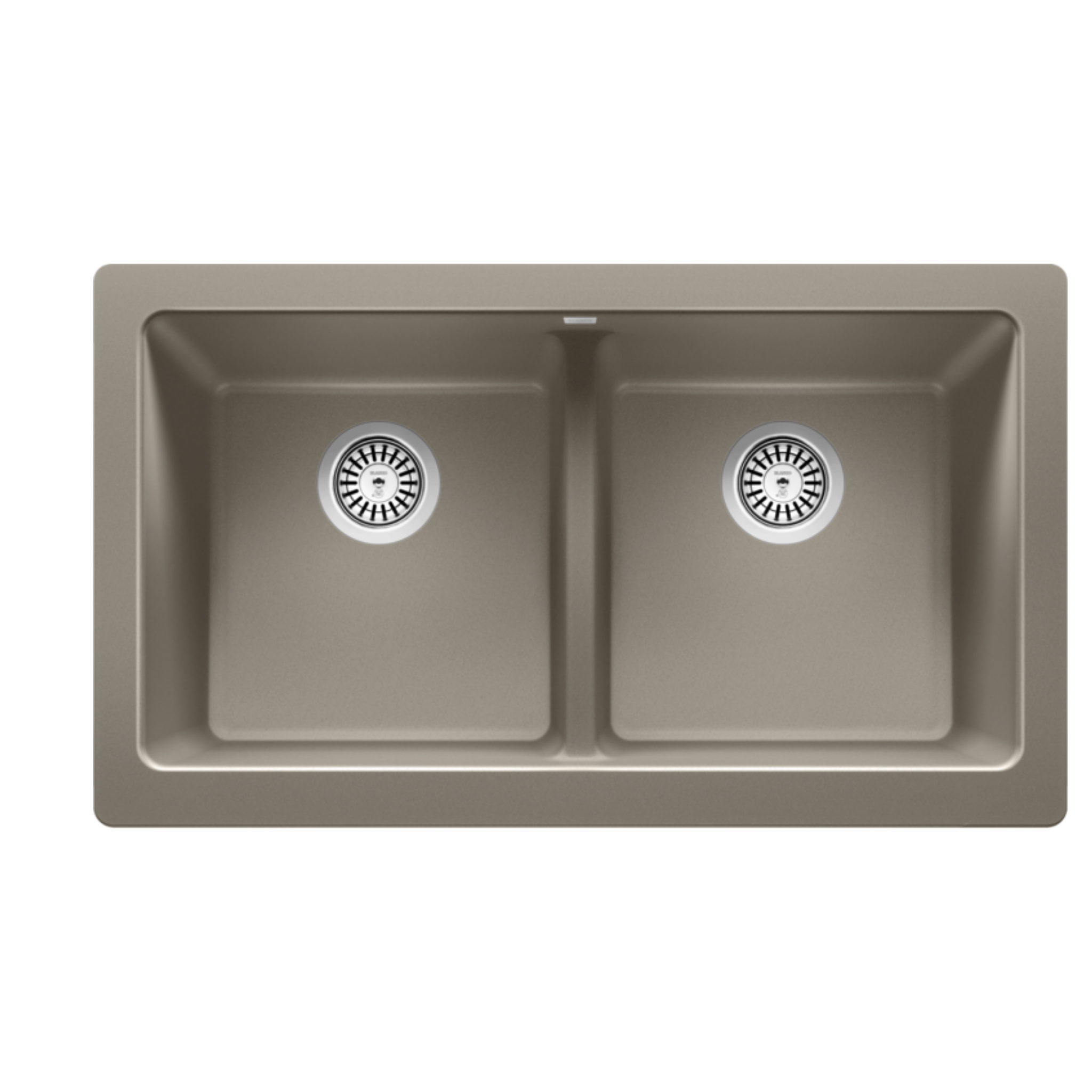 Blanco Vintera 33 Equal Double Bowl Apron Front SILGRANIT Kitchen Sink - Perfect for Farmhouse & Modern Kitchen Designs