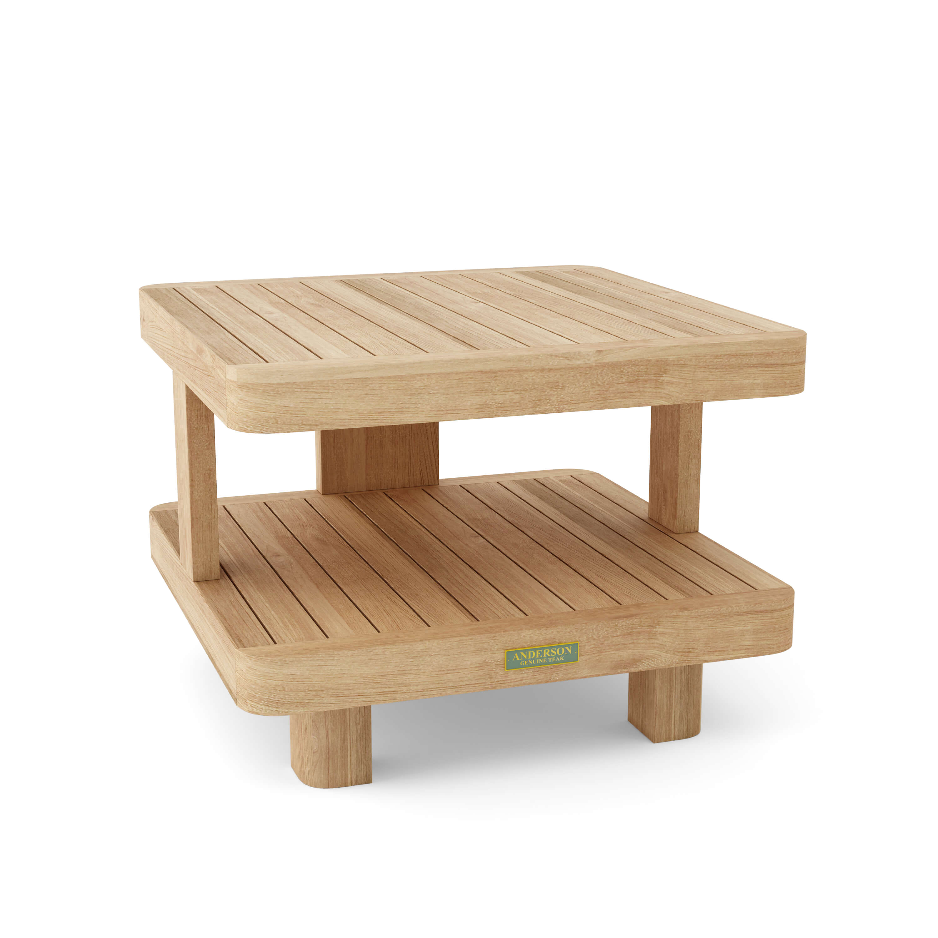 Modern Granada Side Table - Stylish Wooden End Table with Storage Shelf for Living Room, Bedroom & Office - Perfect for Small Spaces, Nightstands & Home Decor