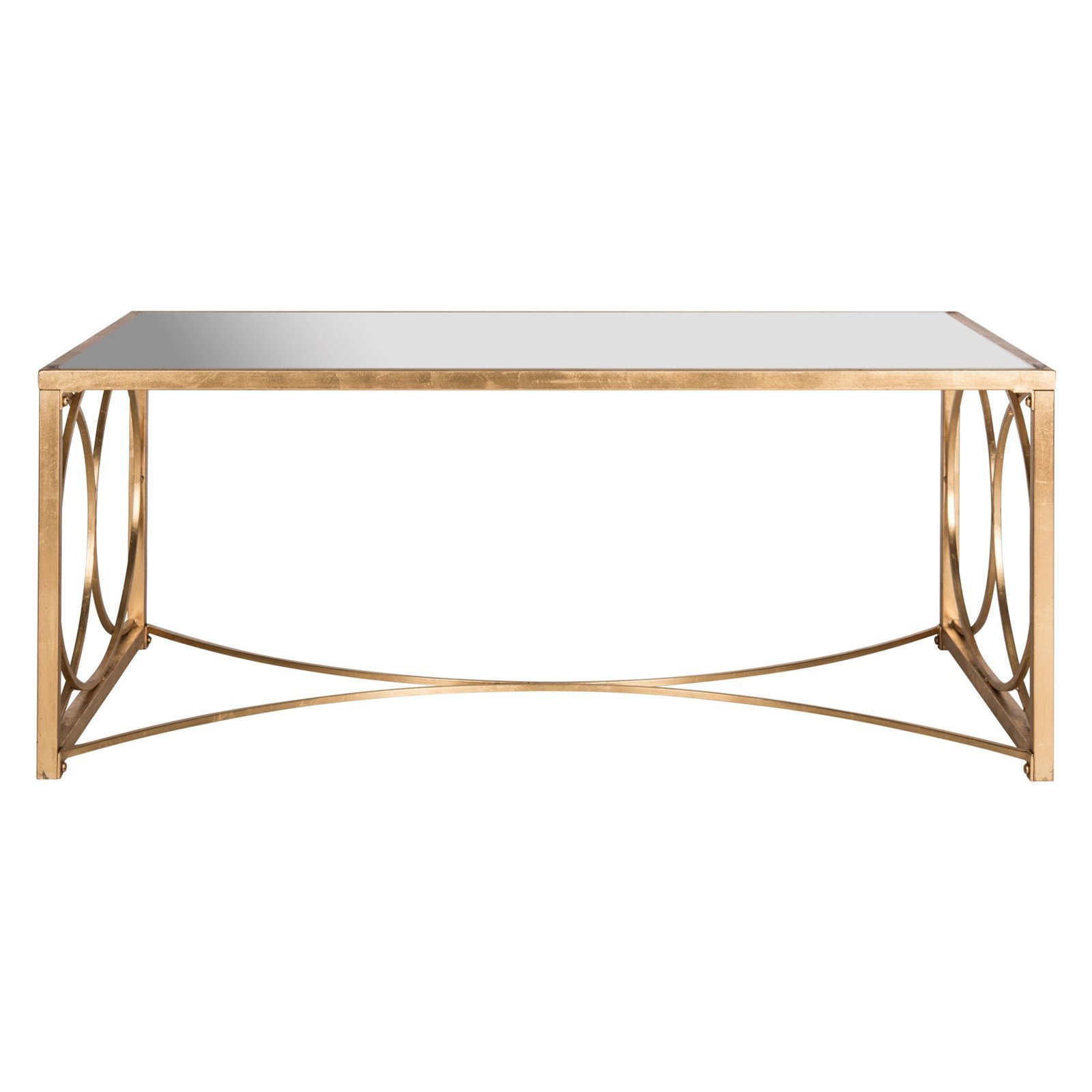 SAFAVIEH Melosa Gold Coffee Table - Modern Living Room Centerpiece for Home Decor, Stylish & Durable Accent Table - Perfect for Living Rooms, Offices & Apartments