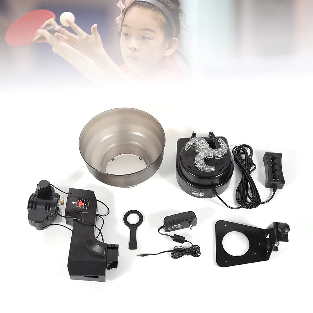 Automatic Ping Pong Ball Machine & Tennis Trainer - 36 Spin Variations Table Tennis Robot for Professional Practice | Perfect for Home, Club & Coaching Sessions