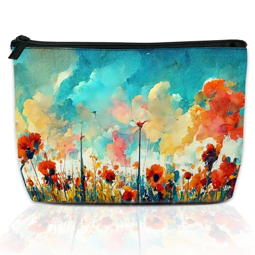 Colorful Red Poppy Flowers