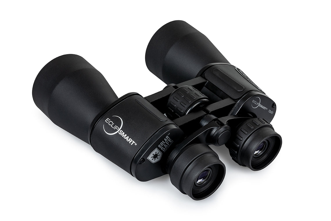 EclipSmart 12X50mm Porro Prism Solar Binoculars for Astronomy, Bird Watching & Eclipse Viewing - High Power Magnification for Outdoor Adventures