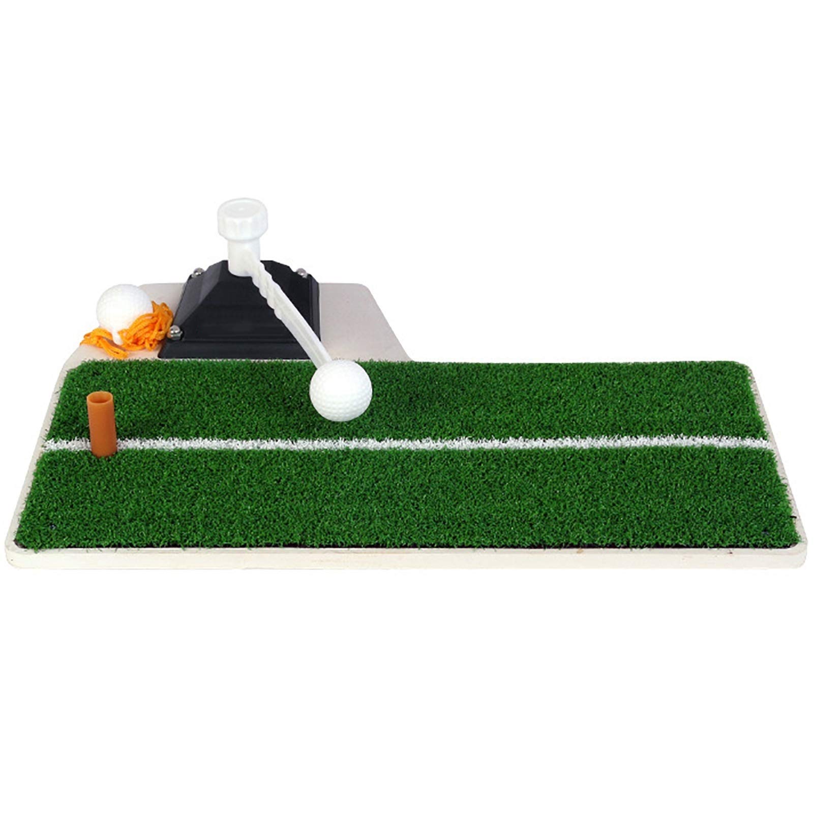 Premium Golf Practice Mat - Swing Trainer & Putting Green for Indoor/Outdoor Use | Home Golf Training Aid | Perfect for Backyard, Garage & Office Practice (Color: PP)