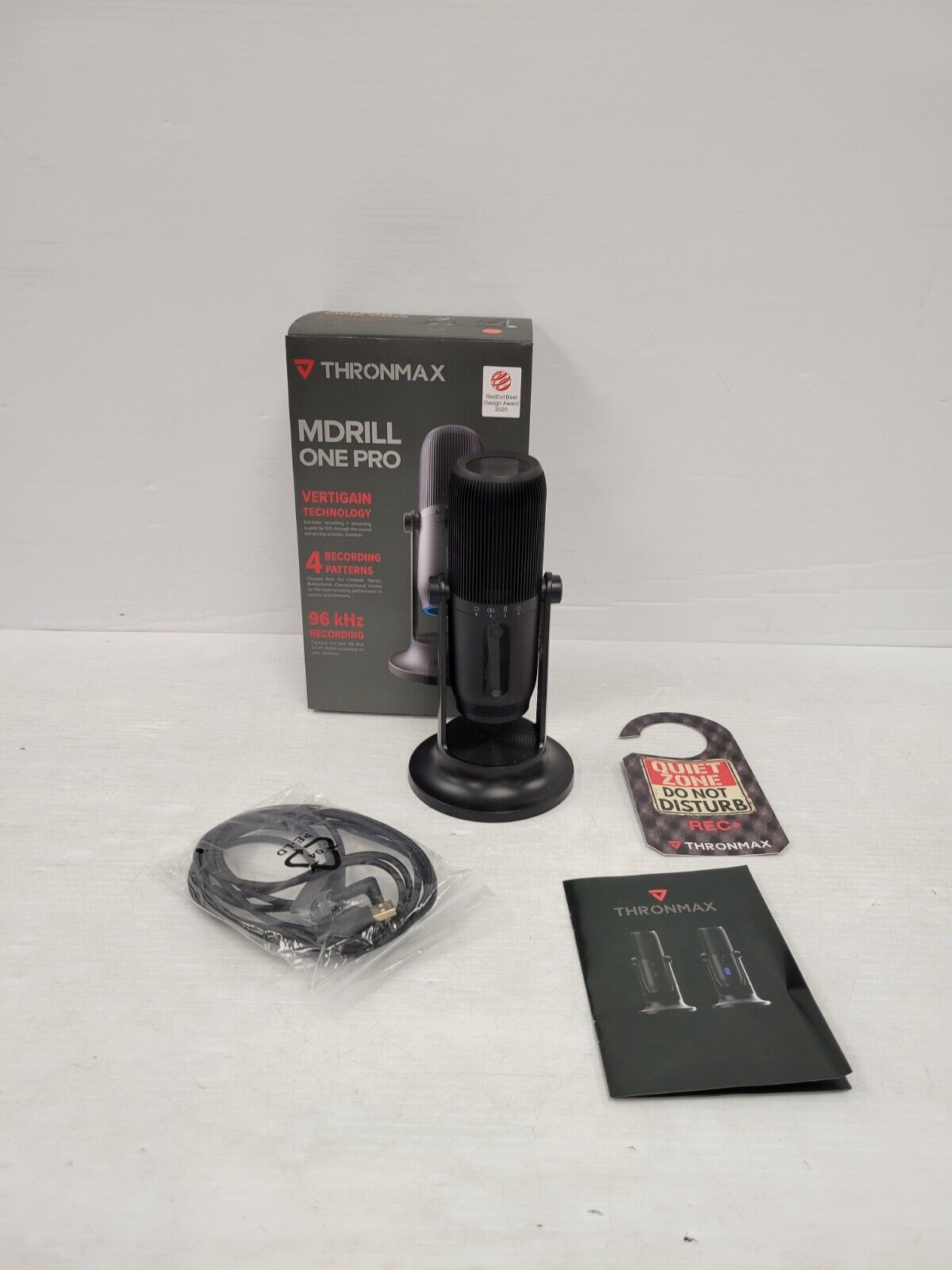 Thronmax M2PB USB Condenser Microphone - Professional Studio Recording for Gaming, Streaming & Podcasting - Plug & Play for PC & Mac