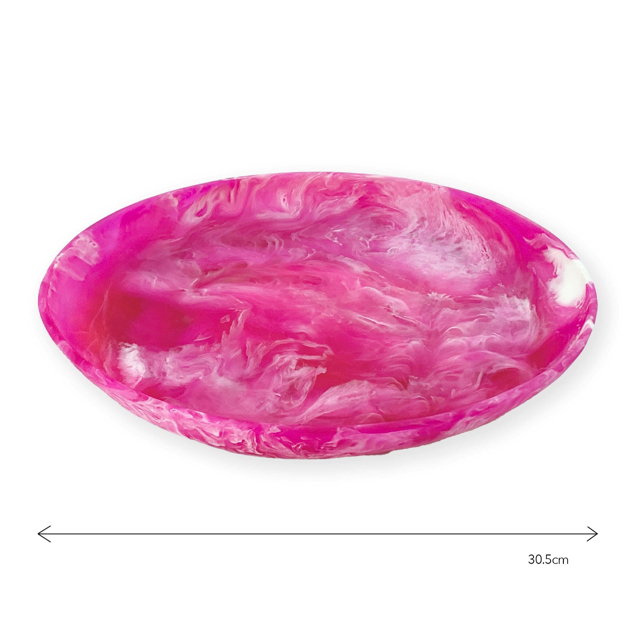 Handmade Rose Swirl Resin Serving Tray - Elegant Epoxy Plate for Charcuterie, Desserts & Home Decor | Perfect for Parties, Weddings & Gift Giving