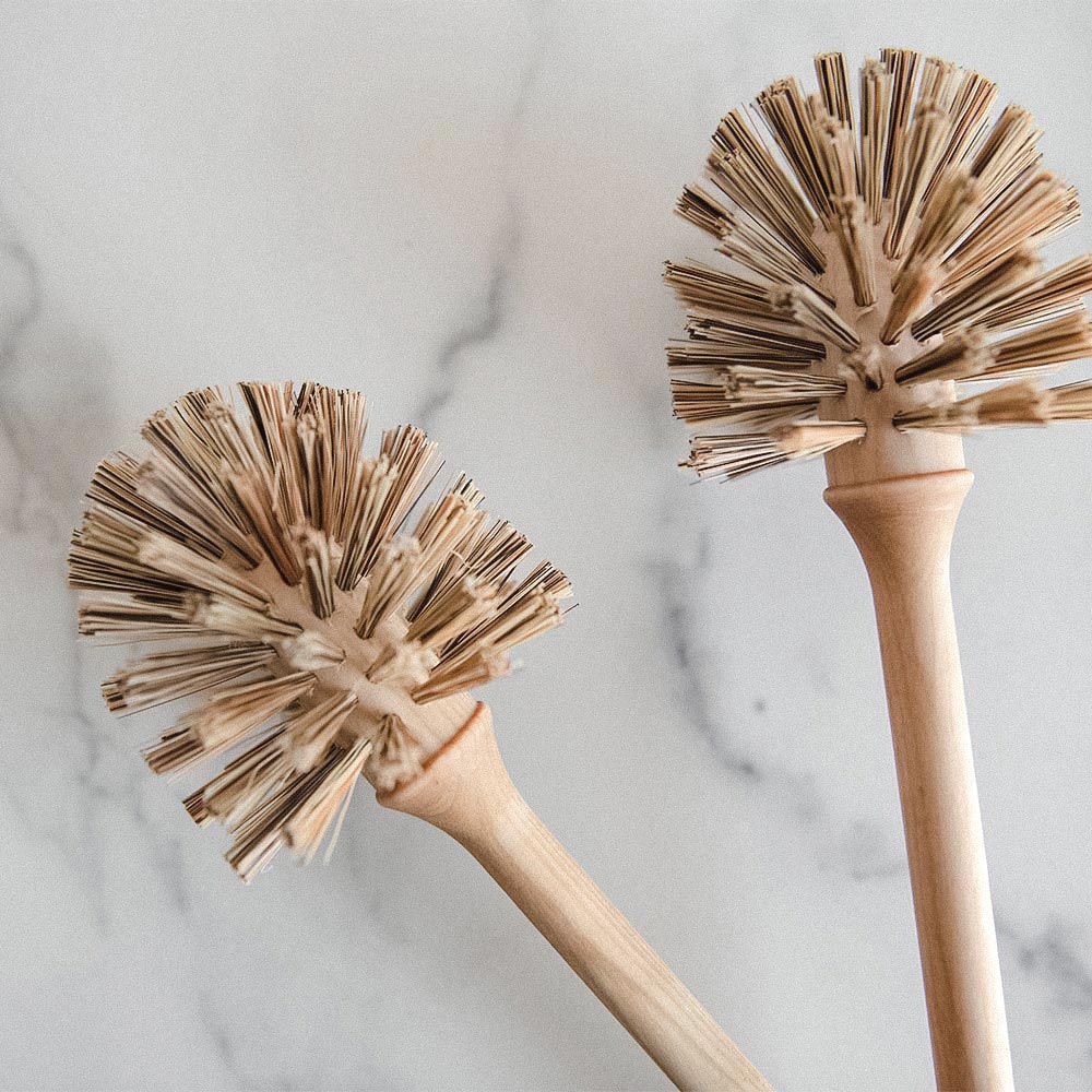 Eco-Friendly Wooden Toilet Brush Replacement Head - Sustainable Bathroom Cleaning Tool for Home & RV Use