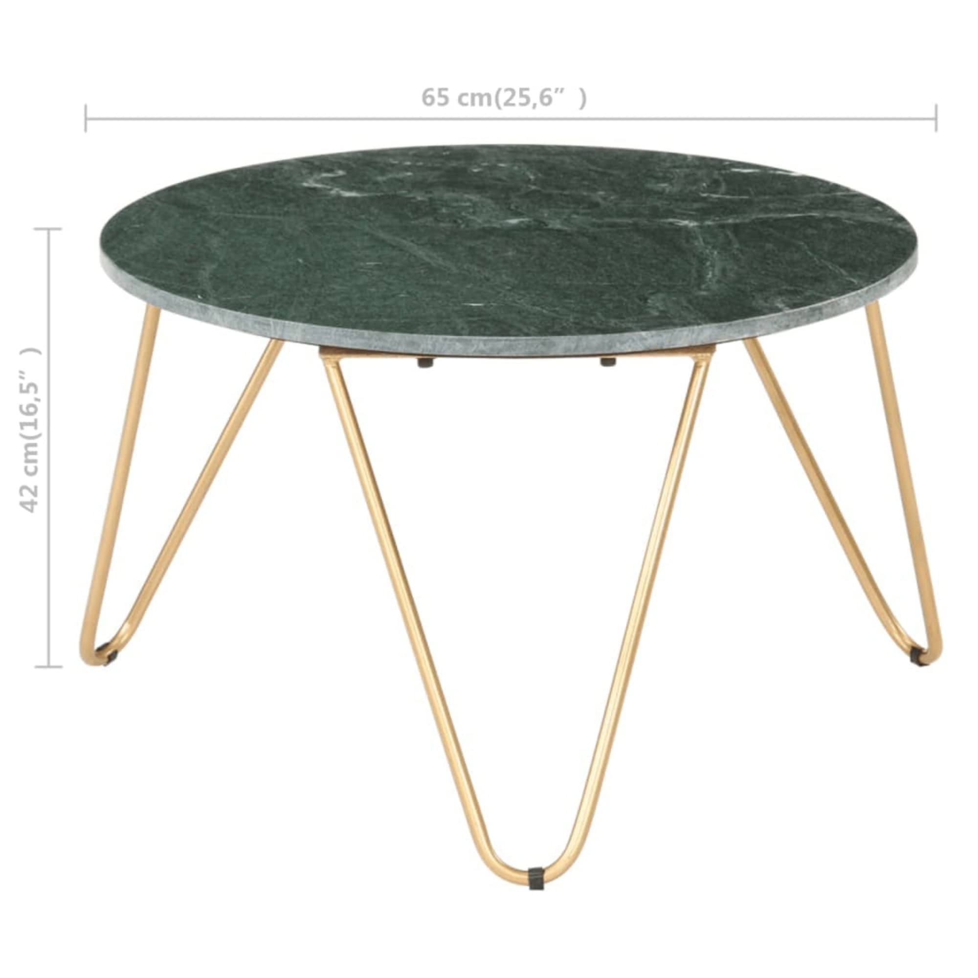 Green VidaXL Coffee Table 25.6